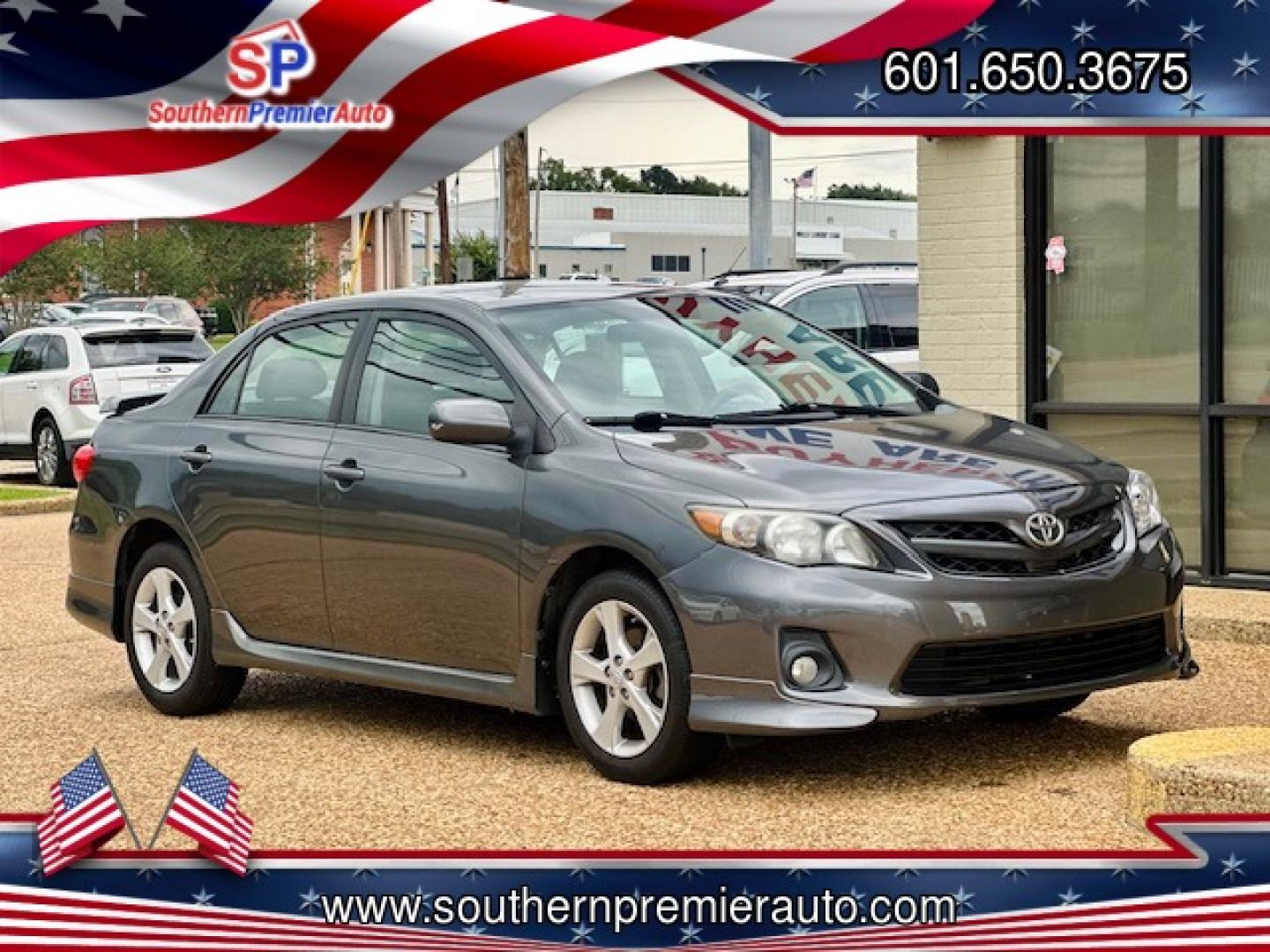 2011 GRAY TOYOTA COROLLA BASE; S; LE; (2T1BU4EEXBC) , located at 922 W. Beacon St., Philadelphia, MS, 39350, (601) 650-3675, 32.770447, -89.127151 - Photo#0