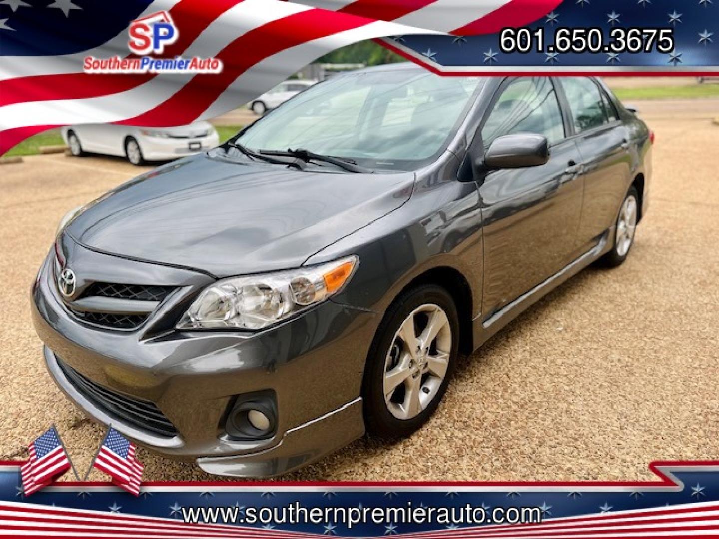 2011 GRAY TOYOTA COROLLA BASE; S; LE; (2T1BU4EEXBC) , located at 922 W. Beacon St., Philadelphia, MS, 39350, (601) 650-3675, 32.770447, -89.127151 - Photo#2