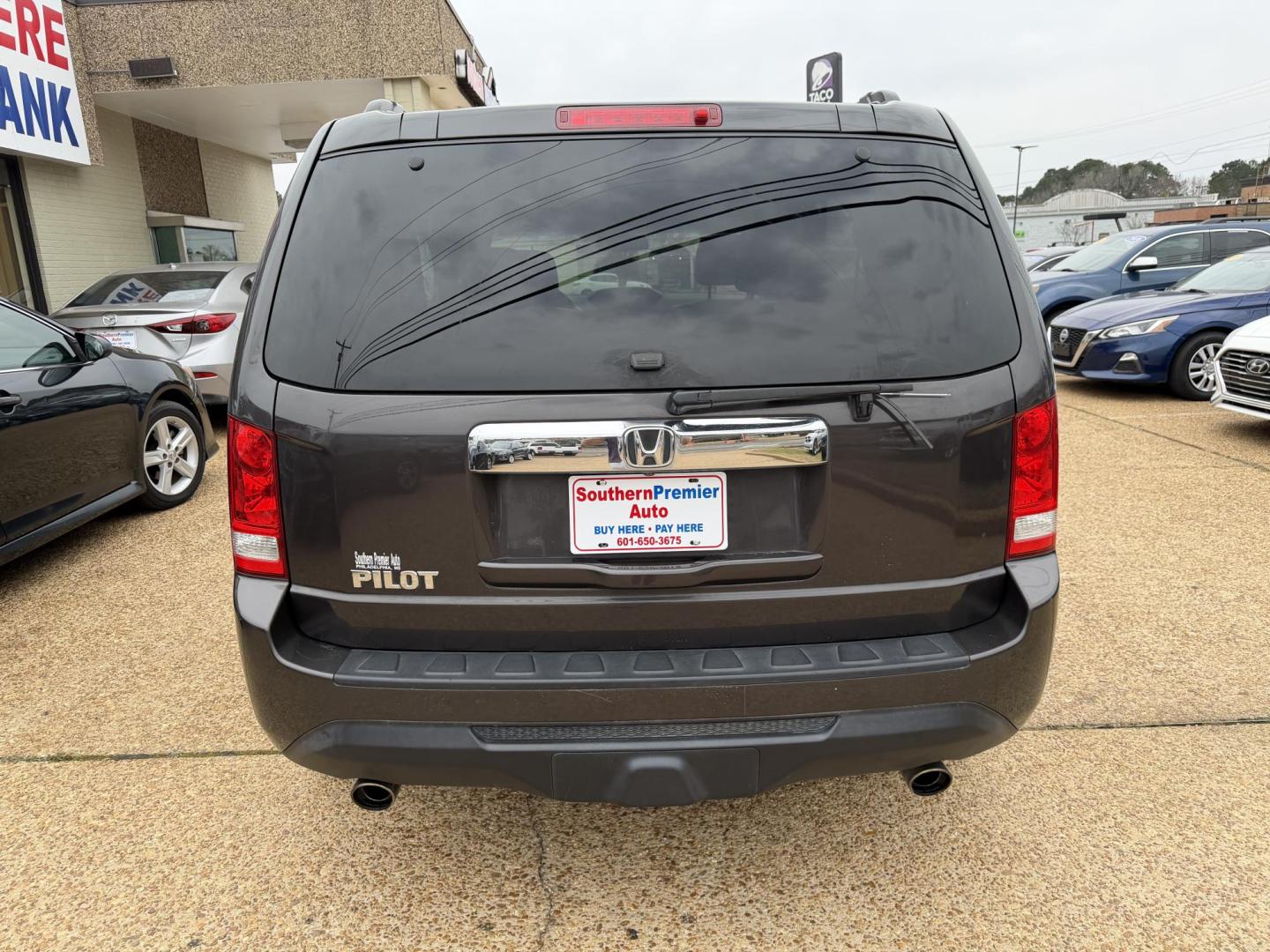 2012 BROWN HONDA PILOT EX-L RES (5FNYF3H6XCB) , located at 922 W. Beacon St., Philadelphia, MS, 39350, (601) 650-3675, 32.770447, -89.127151 - Photo#4