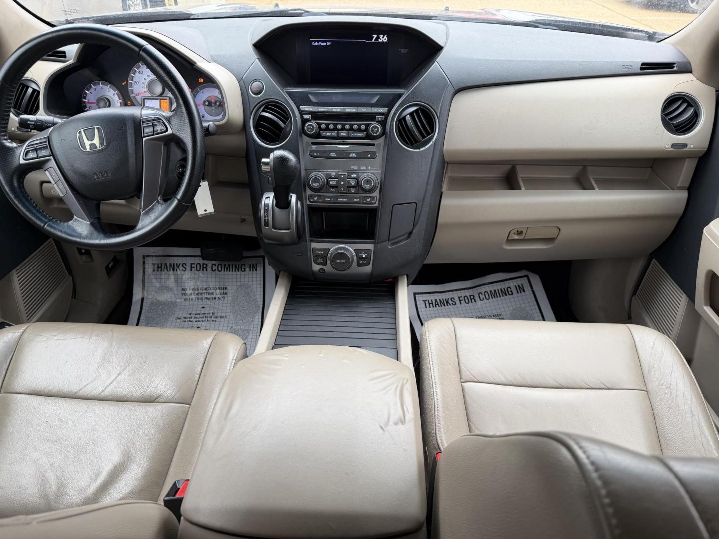 2012 BROWN HONDA PILOT EX-L RES (5FNYF3H6XCB) , located at 922 W. Beacon St., Philadelphia, MS, 39350, (601) 650-3675, 32.770447, -89.127151 - Photo#16