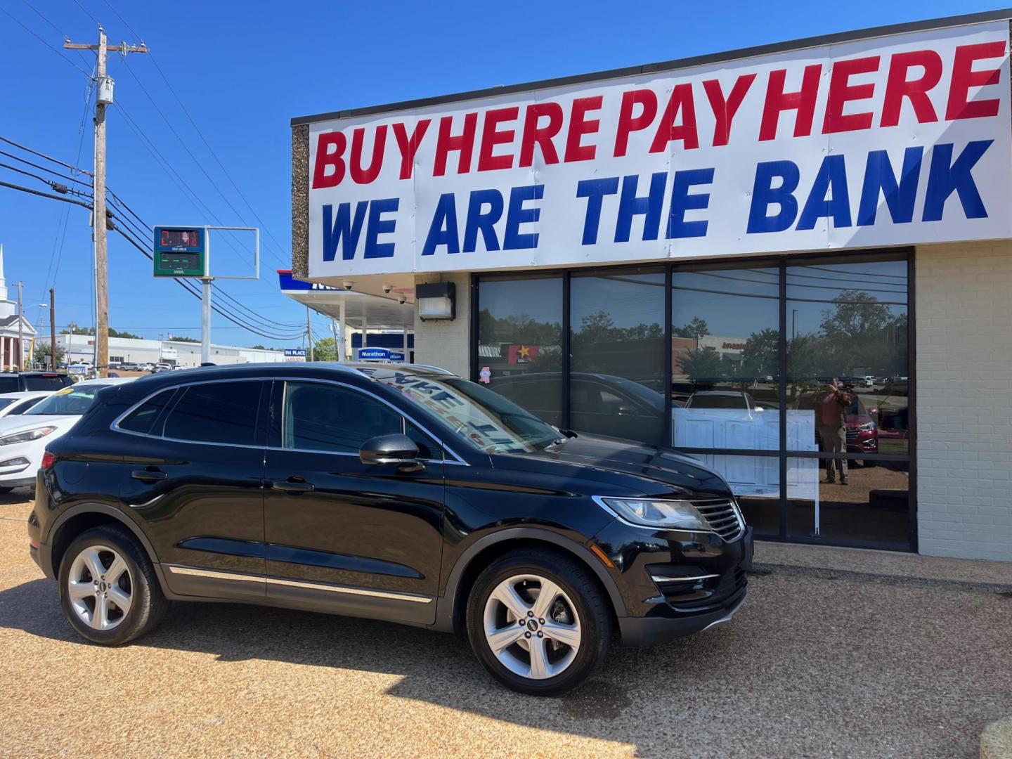 2017 BLACK /Black leather LINCOLN MKC PREMIER Limited (5LMCJ1C95HU) with an 2.0L L4 DOHC 16V engine, 6-Speed Automatic transmission, located at 922 W. Beacon St., Philadelphia, MS, 39350, (601) 650-3675, 32.770447, -89.127151 - Title: 2017 Lincoln MKC Premiere Year: 2017 Make: Lincoln Model: MKC Engine: 2.0L L4 DOHC 16V Body: SPORT UTILITY 4-DR Transmission: 6A Drive Type: FWD Mpg City: 20 Mpg: 29 Trim: Premiere - Photo#0