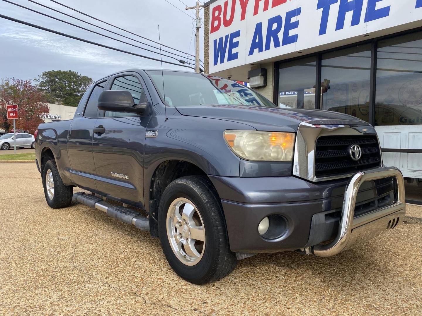 2008 BLUE TOYOTA TUNDRA SR5 (5TFRV54158X) , located at 922 W. Beacon St., Philadelphia, MS, 39350, (601) 650-3675, 32.770447, -89.127151 - Photo#0