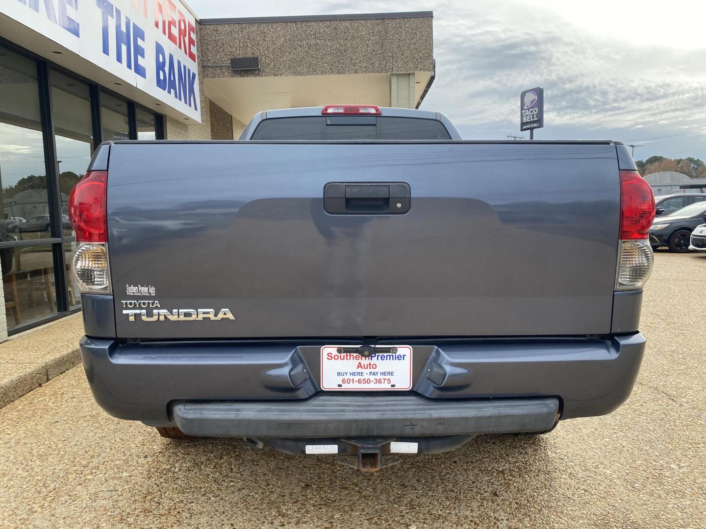 2008 BLUE TOYOTA TUNDRA SR5 (5TFRV54158X) , located at 922 W. Beacon St., Philadelphia, MS, 39350, (601) 650-3675, 32.770447, -89.127151 - Photo#4