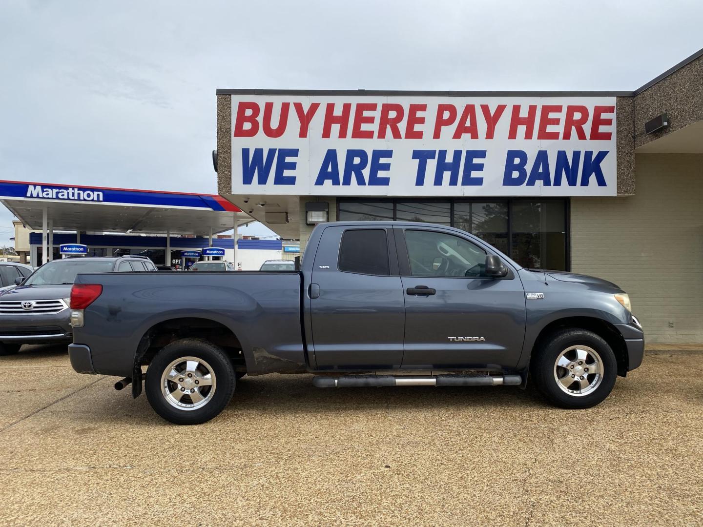 2008 BLUE TOYOTA TUNDRA SR5 (5TFRV54158X) , located at 922 W. Beacon St., Philadelphia, MS, 39350, (601) 650-3675, 32.770447, -89.127151 - Photo#6