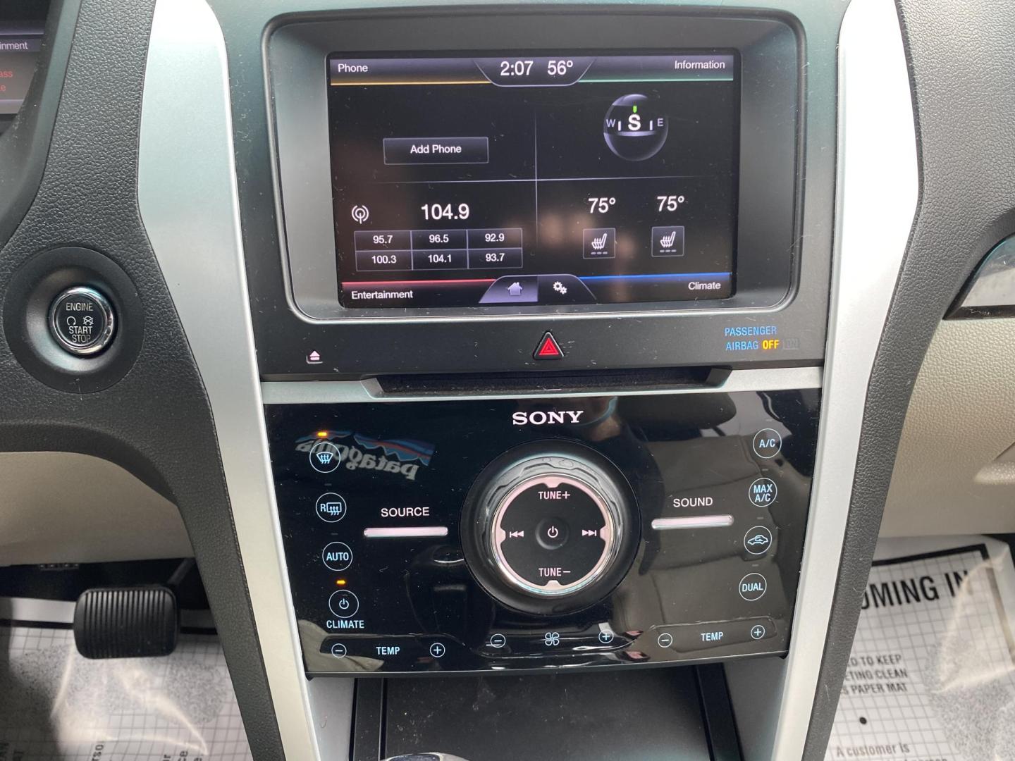 2013 WHITE FORD EXPLORER LIMITED (1FM5K7F82DG) , located at 922 W. Beacon St., Philadelphia, MS, 39350, (601) 650-3675, 32.770447, -89.127151 - Photo#14