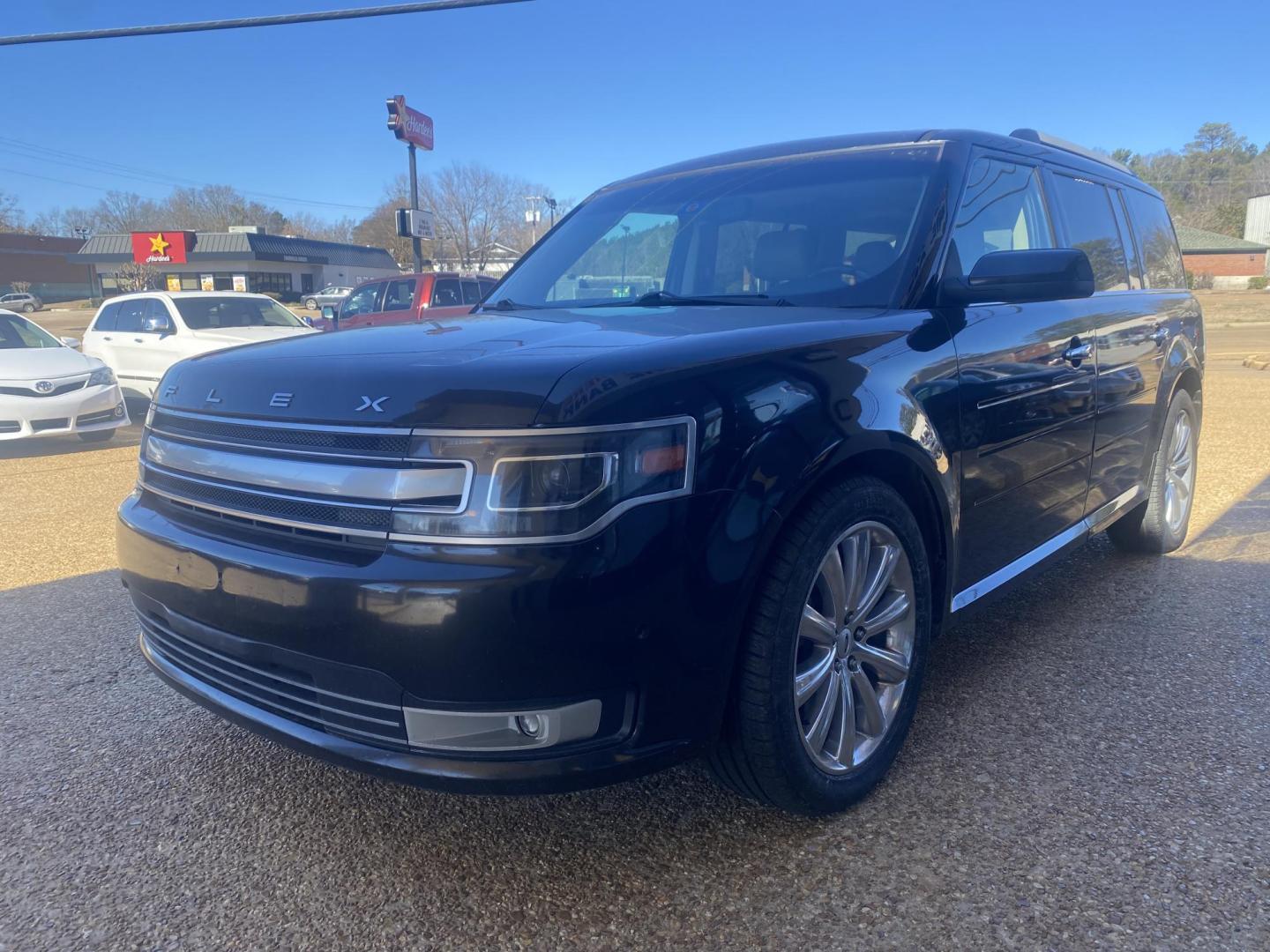 2013 BLACK FORD FLEX LIMITED (2FMHK6DT8DB) , located at 922 W. Beacon St., Philadelphia, MS, 39350, (601) 650-3675, 32.770447, -89.127151 - Photo#2