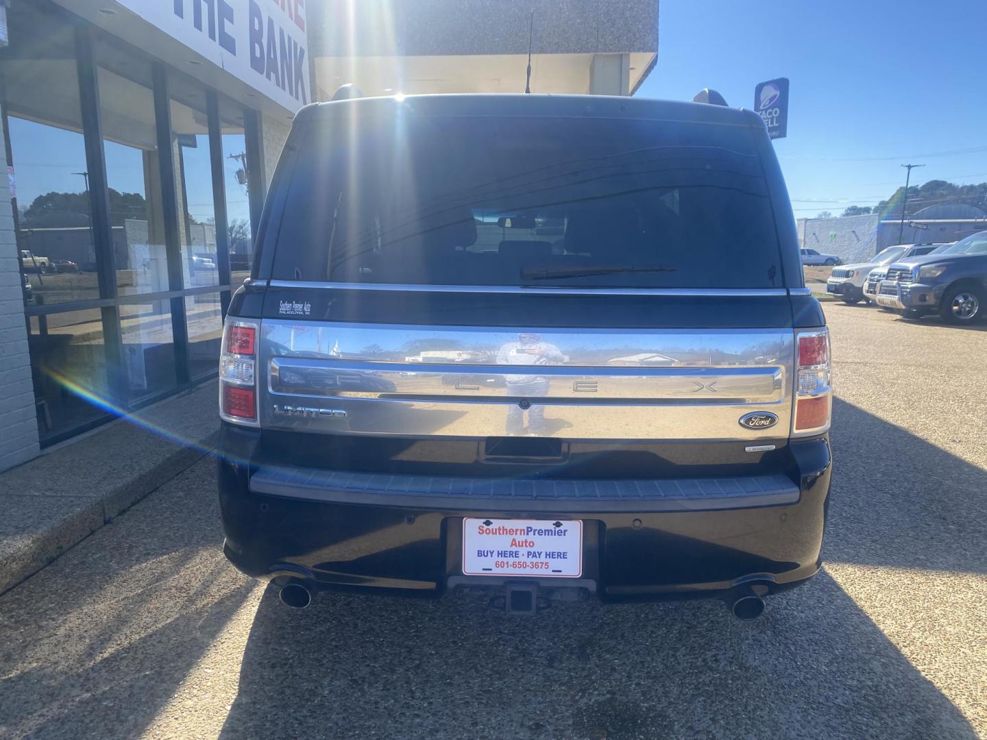 2013 BLACK FORD FLEX LIMITED (2FMHK6DT8DB) , located at 922 W. Beacon St., Philadelphia, MS, 39350, (601) 650-3675, 32.770447, -89.127151 - Photo#4