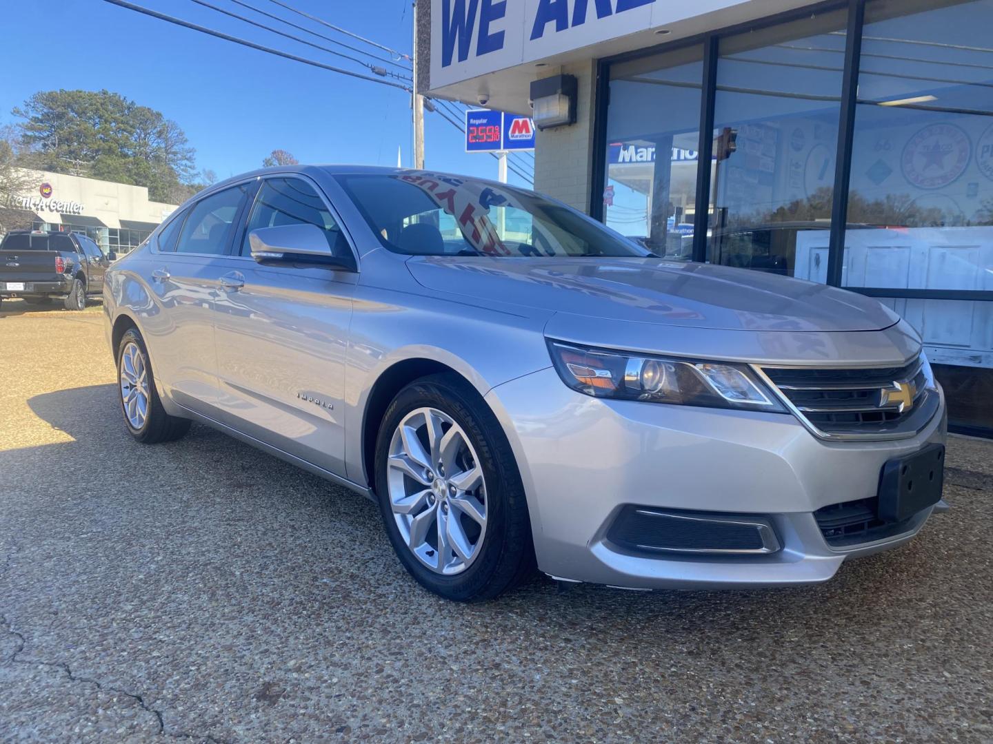 2017 SILVER CHEVROLET IMPALA LT (1LT) (2G1105SA8H9) , located at 922 W. Beacon St., Philadelphia, MS, 39350, (601) 650-3675, 32.770447, -89.127151 - Photo#0