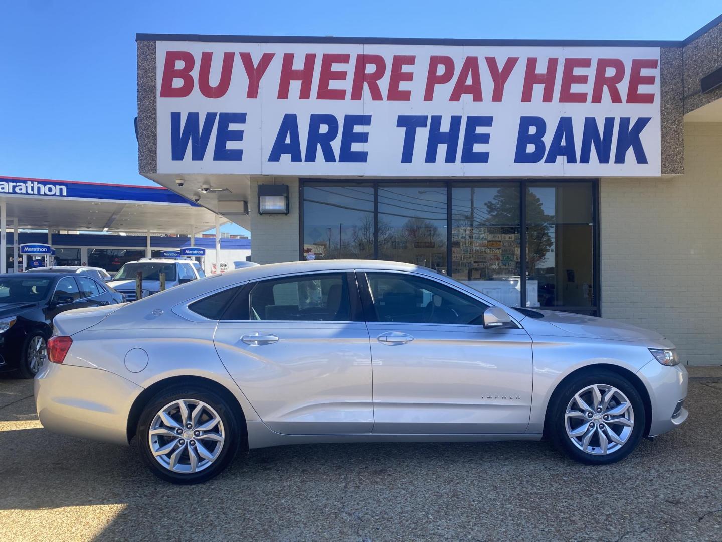 2017 SILVER CHEVROLET IMPALA LT (1LT) (2G1105SA8H9) , located at 922 W. Beacon St., Philadelphia, MS, 39350, (601) 650-3675, 32.770447, -89.127151 - Photo#6