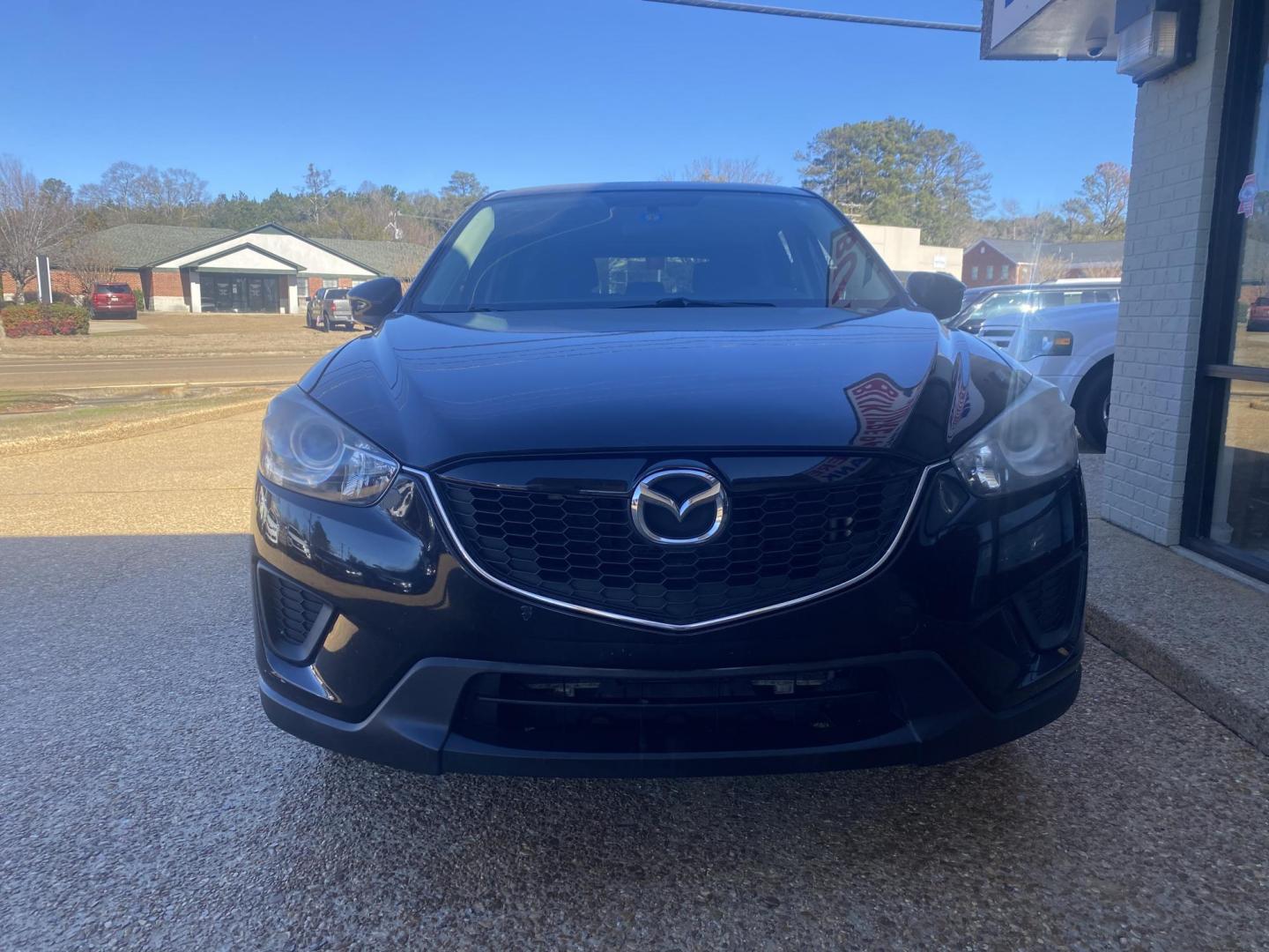 2015 BLACK MAZDA CX-5 SPORT (JM3KE2BE1F0) , located at 922 W. Beacon St., Philadelphia, MS, 39350, (601) 650-3675, 32.770447, -89.127151 - Photo#1