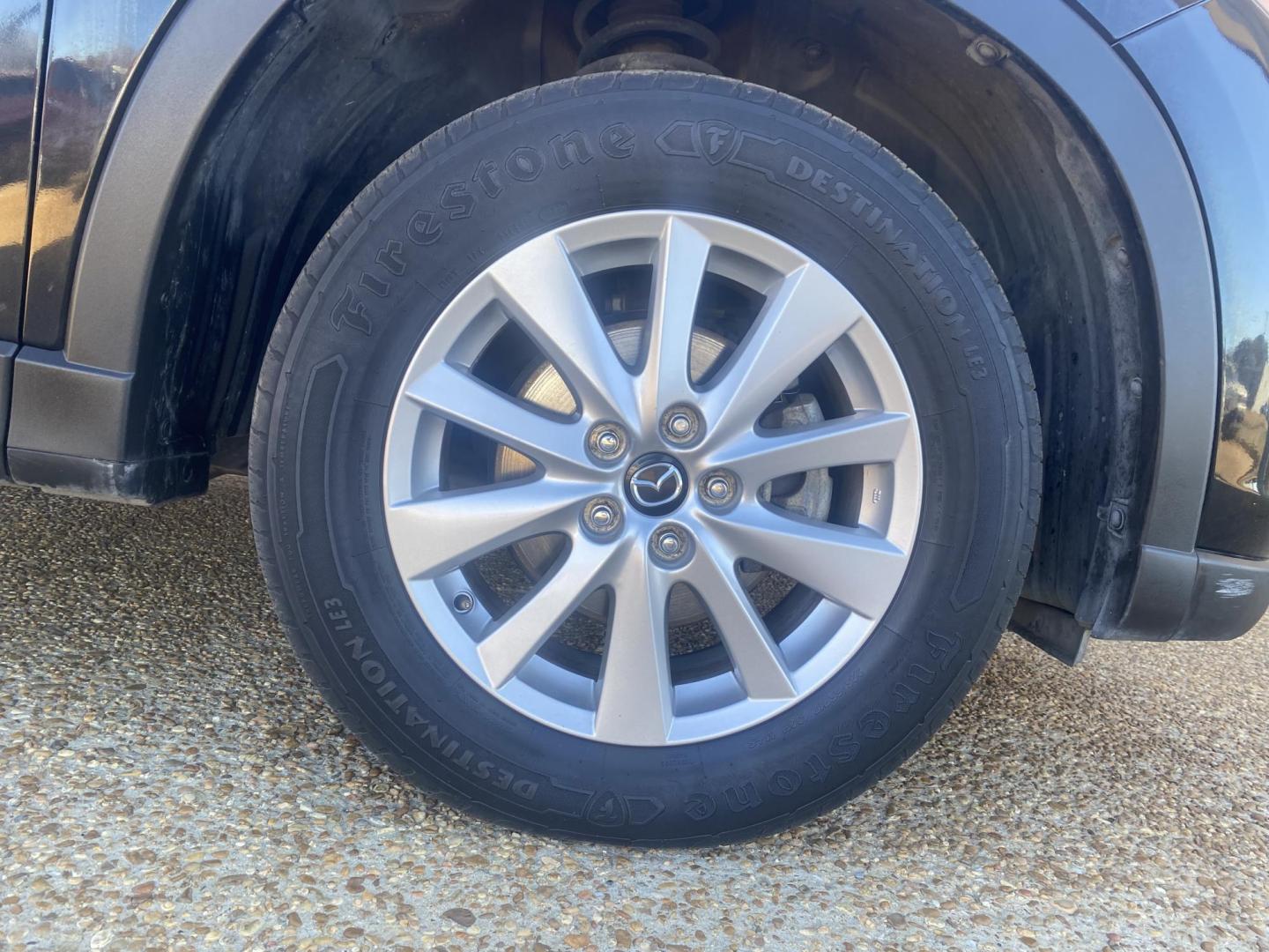 2015 BLACK MAZDA CX-5 SPORT (JM3KE2BE1F0) , located at 922 W. Beacon St., Philadelphia, MS, 39350, (601) 650-3675, 32.770447, -89.127151 - Photo#7