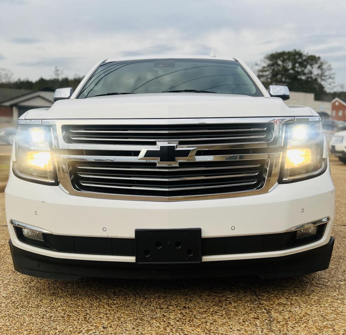 2015 WHITE CHEVROLET TAHOE LTZ (1GNSKCKC0FR) , located at 922 W. Beacon St., Philadelphia, MS, 39350, (601) 650-3675, 32.770447, -89.127151 - Photo#1