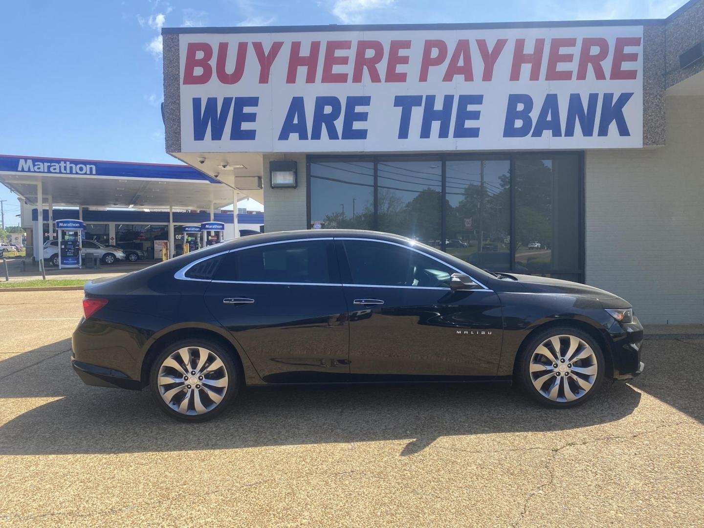 2017 BLACK CHEVROLET MALIBU LTZ (2LZ) (1G1ZH5SX0HF) , located at 922 W. Beacon St., Philadelphia, MS, 39350, (601) 650-3675, 32.770447, -89.127151 - Photo#6