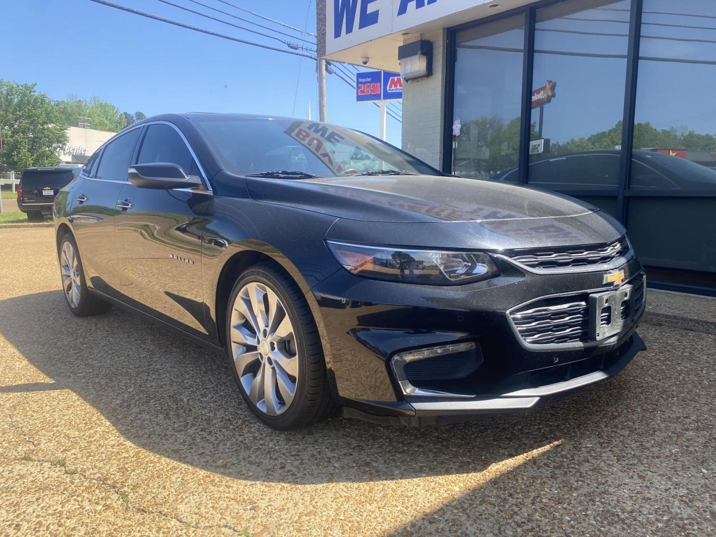 2017 BLACK CHEVROLET MALIBU LTZ (2LZ) (1G1ZH5SX0HF) , located at 922 W. Beacon St., Philadelphia, MS, 39350, (601) 650-3675, 32.770447, -89.127151 - Photo#0