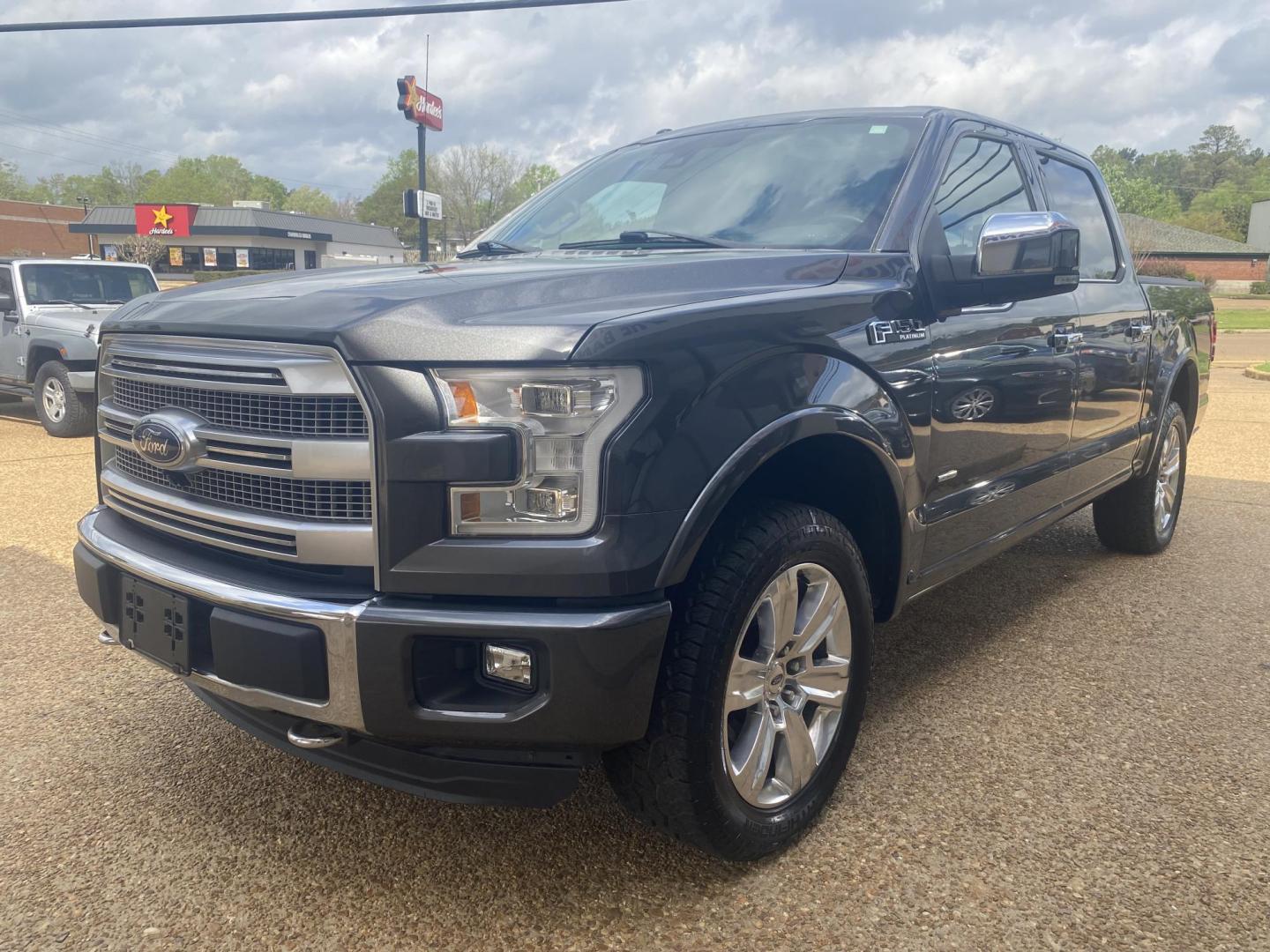 2015 GRAY FORD F-150 PLATINUM (1FTEW1EG5FF) , located at 922 W. Beacon St., Philadelphia, MS, 39350, (601) 650-3675, 32.770447, -89.127151 - Photo#2