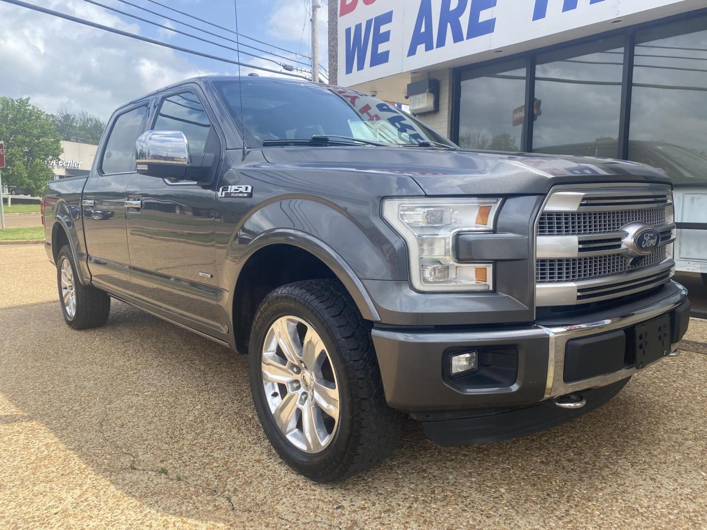 2015 GRAY FORD F-150 PLATINUM (1FTEW1EG5FF) , located at 922 W. Beacon St., Philadelphia, MS, 39350, (601) 650-3675, 32.770447, -89.127151 - Photo#0