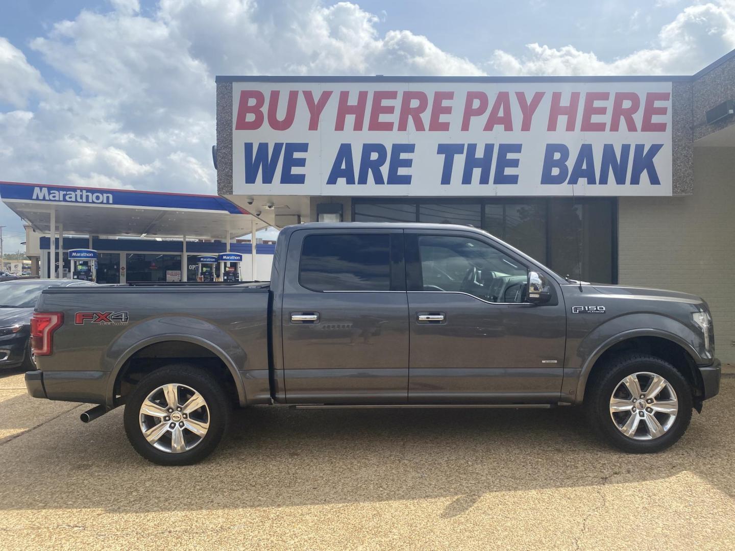 2015 GRAY FORD F-150 PLATINUM (1FTEW1EG5FF) , located at 922 W. Beacon St., Philadelphia, MS, 39350, (601) 650-3675, 32.770447, -89.127151 - Photo#6