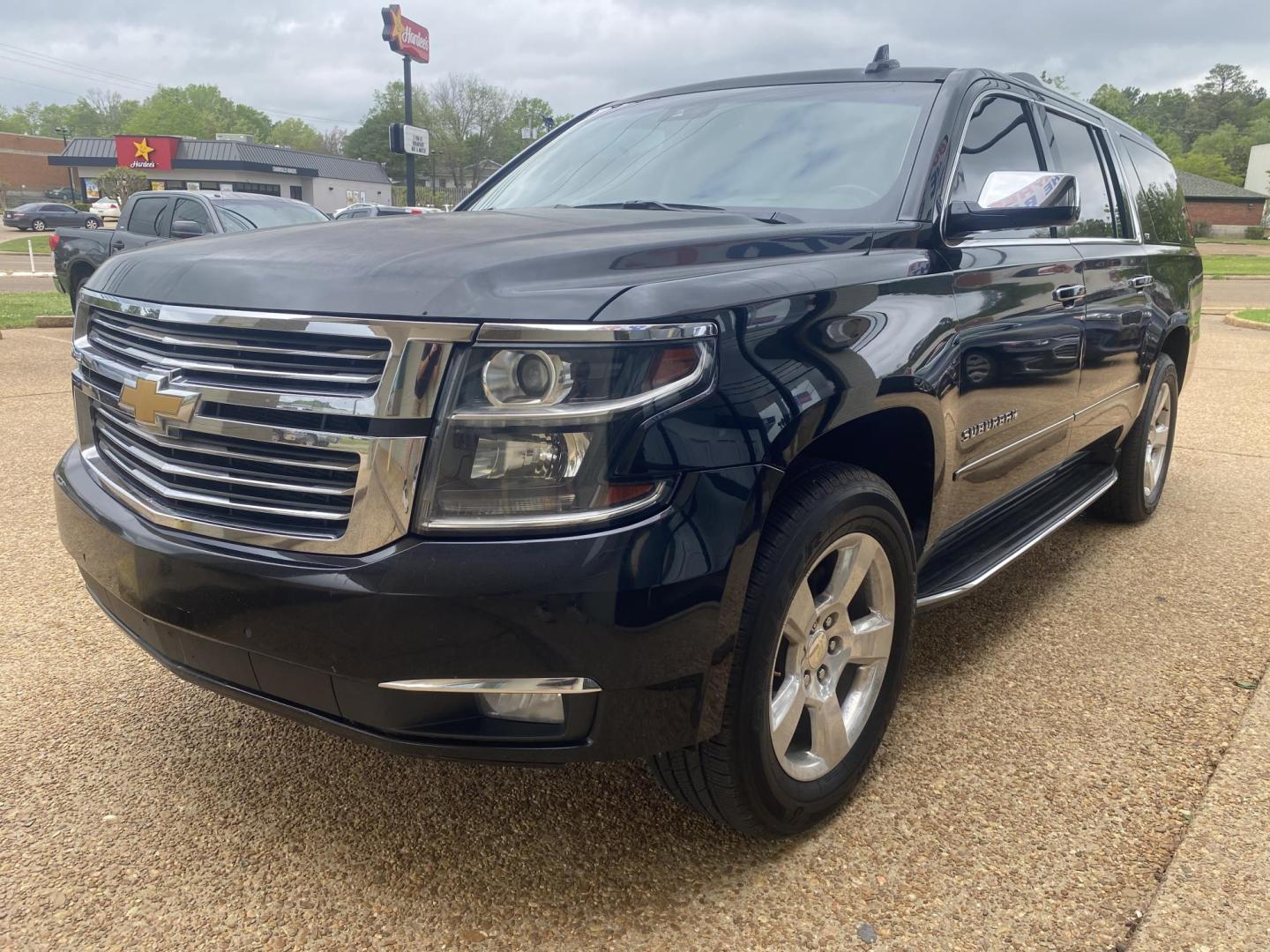 2015 BLACK CHEVROLET SUBURBAN LTZ (1GNSKKKC8FR) , located at 922 W. Beacon St., Philadelphia, MS, 39350, (601) 650-3675, 32.770447, -89.127151 - Photo#2