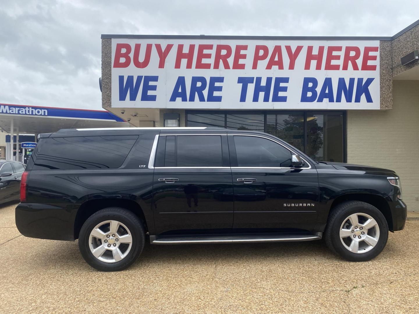 2015 BLACK CHEVROLET SUBURBAN LTZ (1GNSKKKC8FR) , located at 922 W. Beacon St., Philadelphia, MS, 39350, (601) 650-3675, 32.770447, -89.127151 - Photo#6