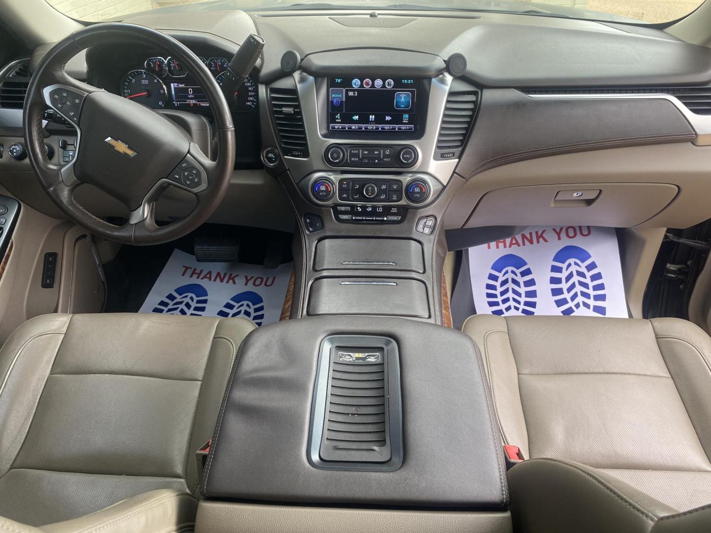 2015 BLACK CHEVROLET SUBURBAN LTZ (1GNSKKKC8FR) , located at 922 W. Beacon St., Philadelphia, MS, 39350, (601) 650-3675, 32.770447, -89.127151 - Photo#20