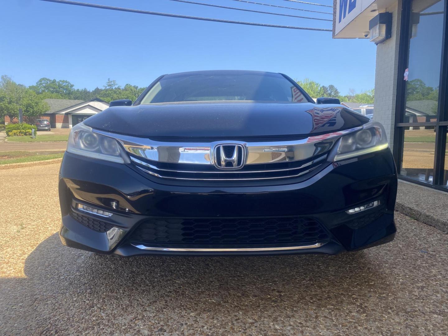 2017 BLACK HONDA ACCORD EX (1HGCR2F71HA) , located at 922 W. Beacon St., Philadelphia, MS, 39350, (601) 650-3675, 32.770447, -89.127151 - Photo#1