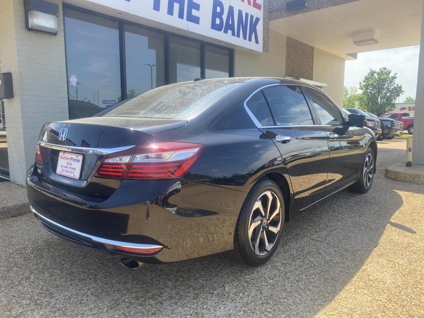 2017 BLACK HONDA ACCORD EX (1HGCR2F71HA) , located at 922 W. Beacon St., Philadelphia, MS, 39350, (601) 650-3675, 32.770447, -89.127151 - Photo#5