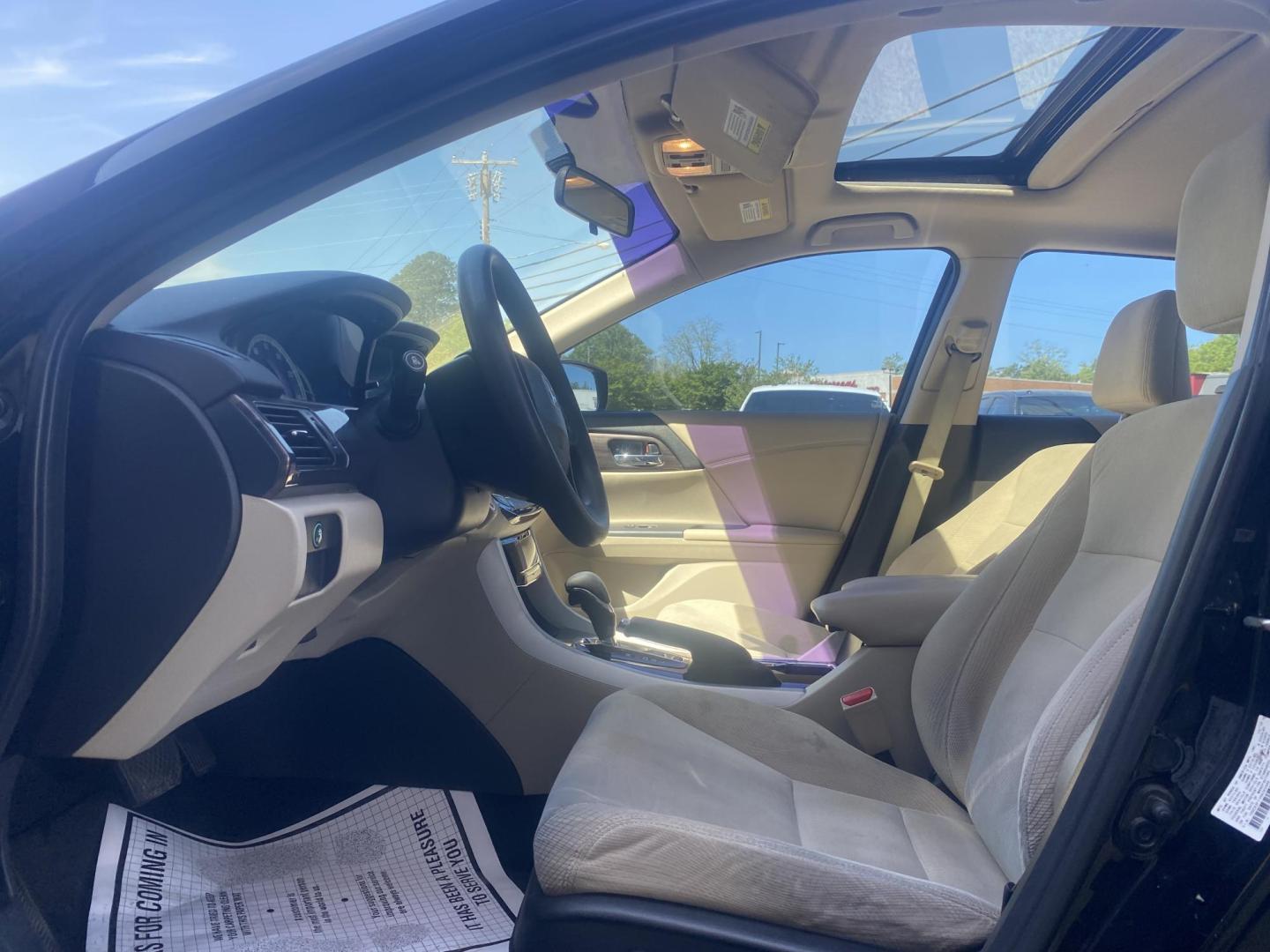 2017 BLACK HONDA ACCORD EX (1HGCR2F71HA) , located at 922 W. Beacon St., Philadelphia, MS, 39350, (601) 650-3675, 32.770447, -89.127151 - Photo#9