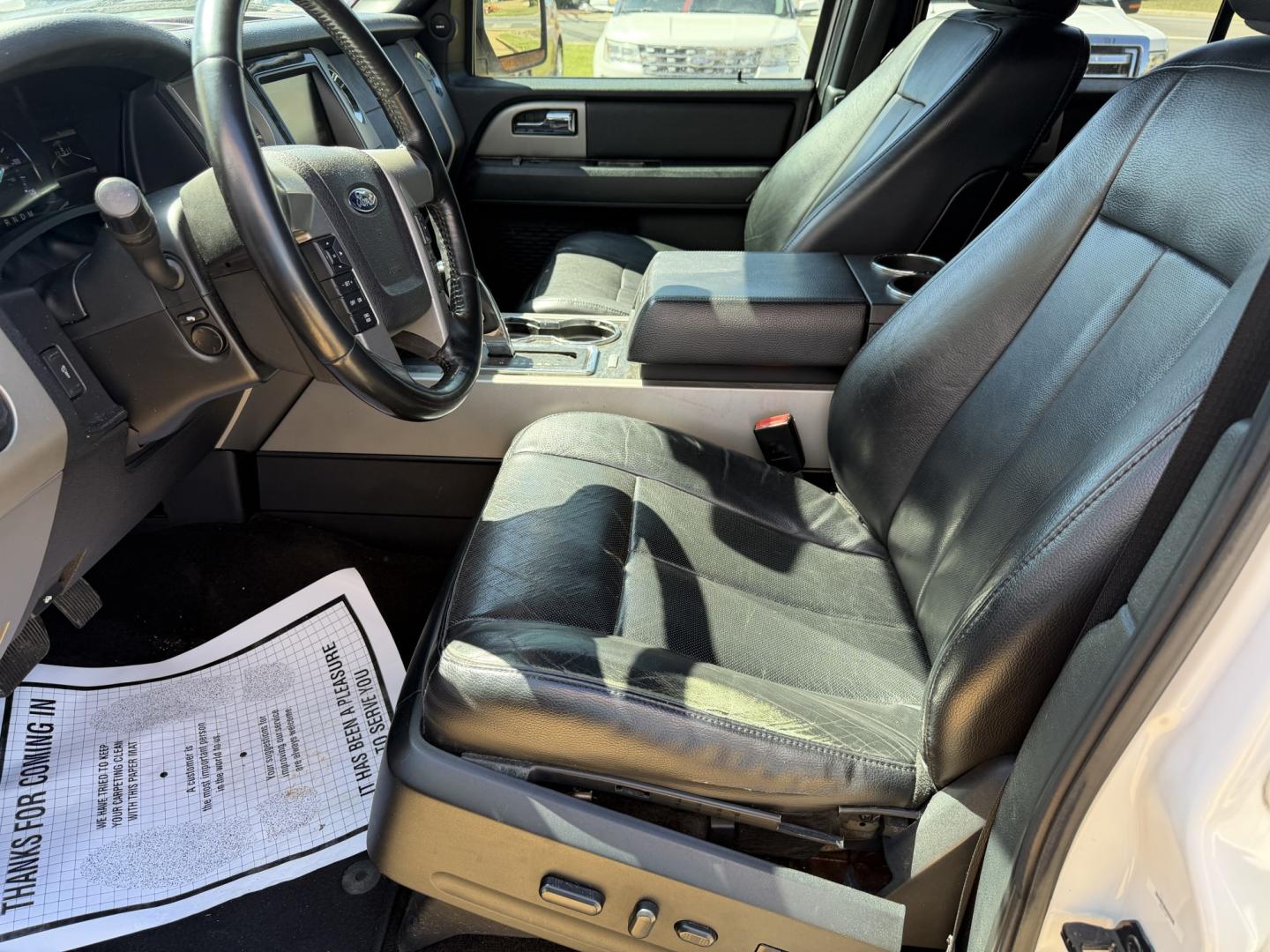 2015 WHITE FORD EXPEDITION LIMITED (1FMJU1KT6FE) , located at 922 W. Beacon St., Philadelphia, MS, 39350, (601) 650-3675, 32.770447, -89.127151 - Photo#9