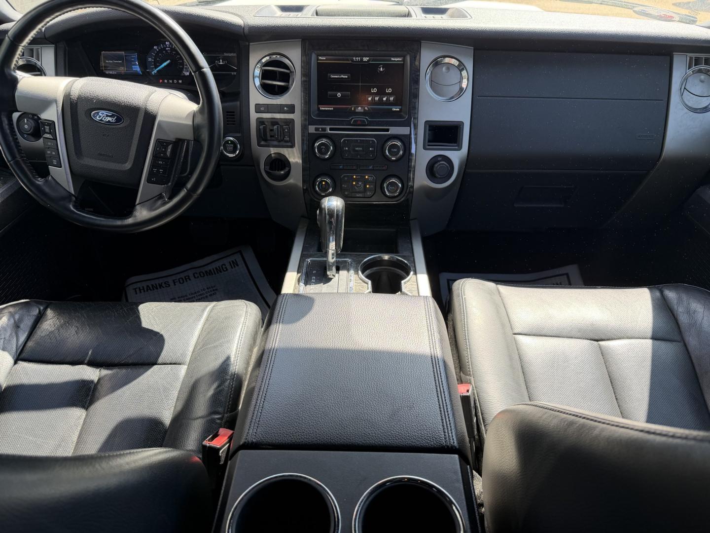 2015 WHITE FORD EXPEDITION LIMITED (1FMJU1KT6FE) , located at 922 W. Beacon St., Philadelphia, MS, 39350, (601) 650-3675, 32.770447, -89.127151 - Photo#16