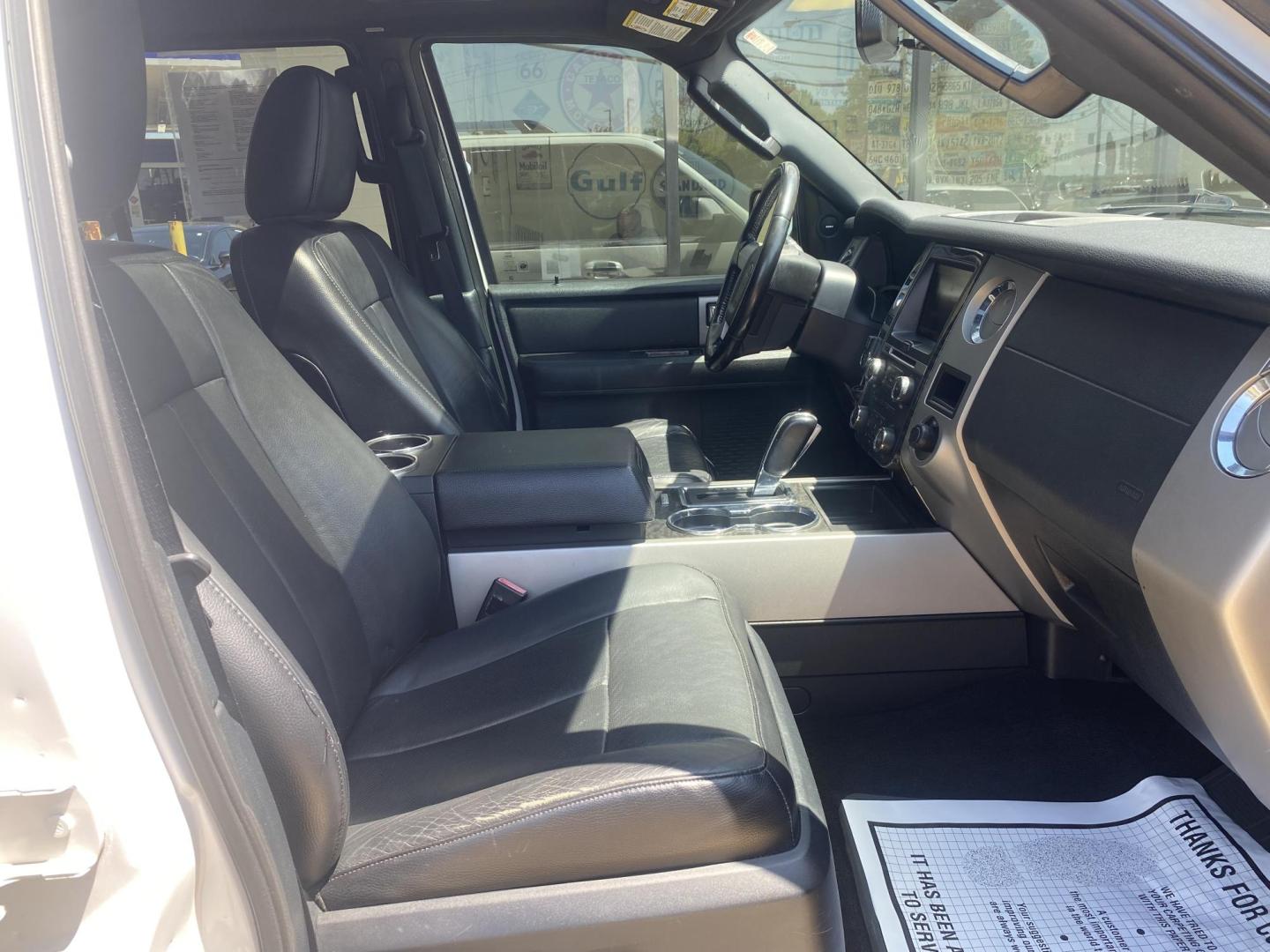 2015 WHITE FORD EXPEDITION LIMITED (1FMJU1KT6FE) , located at 922 W. Beacon St., Philadelphia, MS, 39350, (601) 650-3675, 32.770447, -89.127151 - Photo#10
