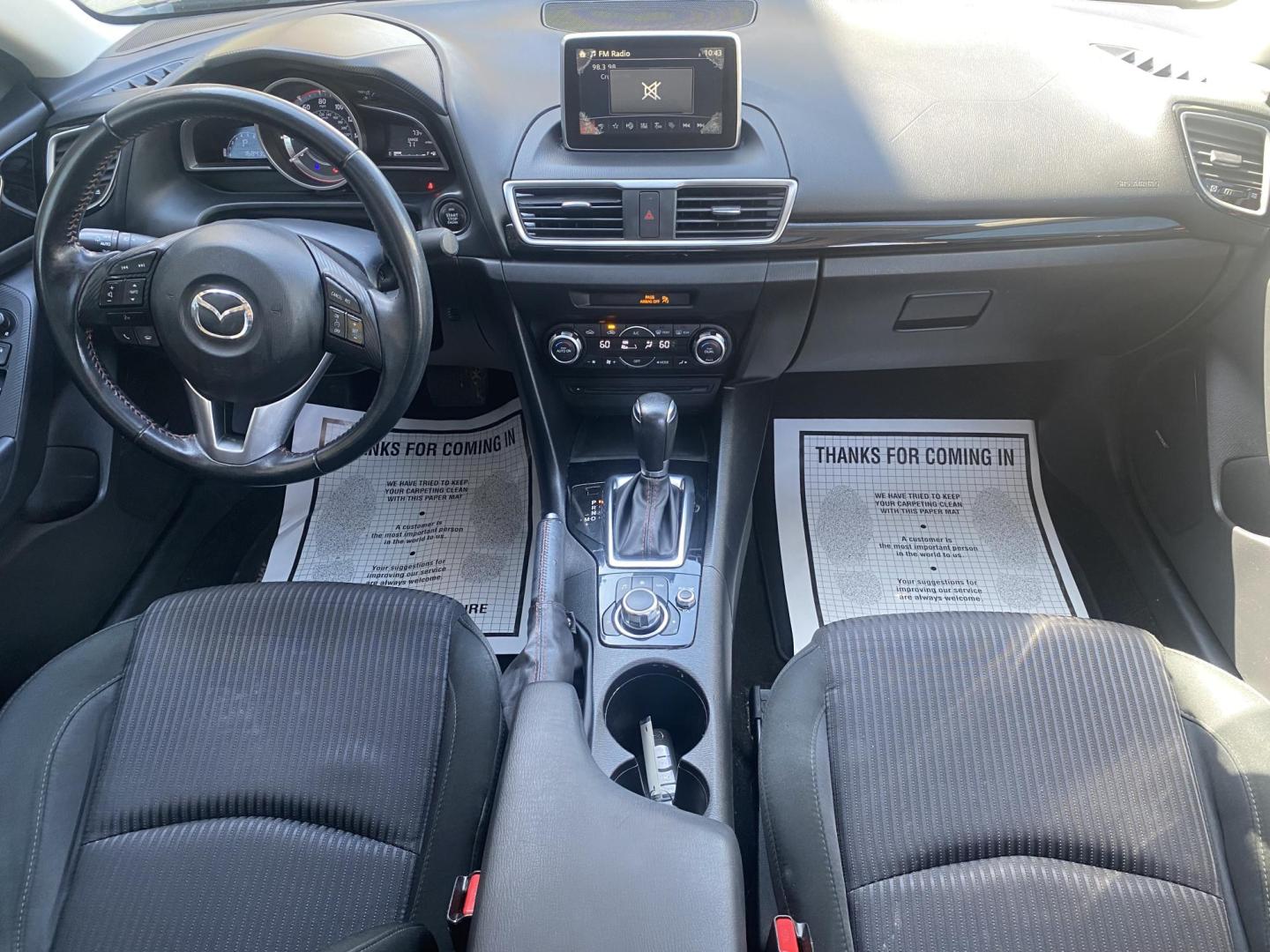 2016 BLACK MAZDA MAZDA3 I GRAND TOURI (3MZBM1W79GM) , located at 922 W. Beacon St., Philadelphia, MS, 39350, (601) 650-3675, 32.770447, -89.127151 - Photo#16