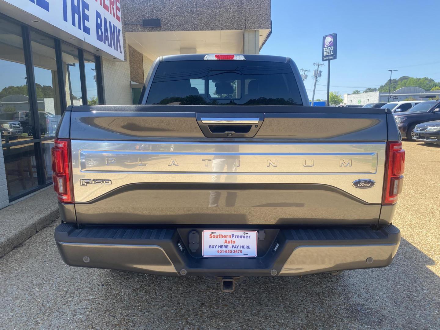 2017 BLACK FORD F-150 PLATINUM (1FTEW1EG7HF) , located at 922 W. Beacon St., Philadelphia, MS, 39350, (601) 650-3675, 32.770447, -89.127151 - Photo#4