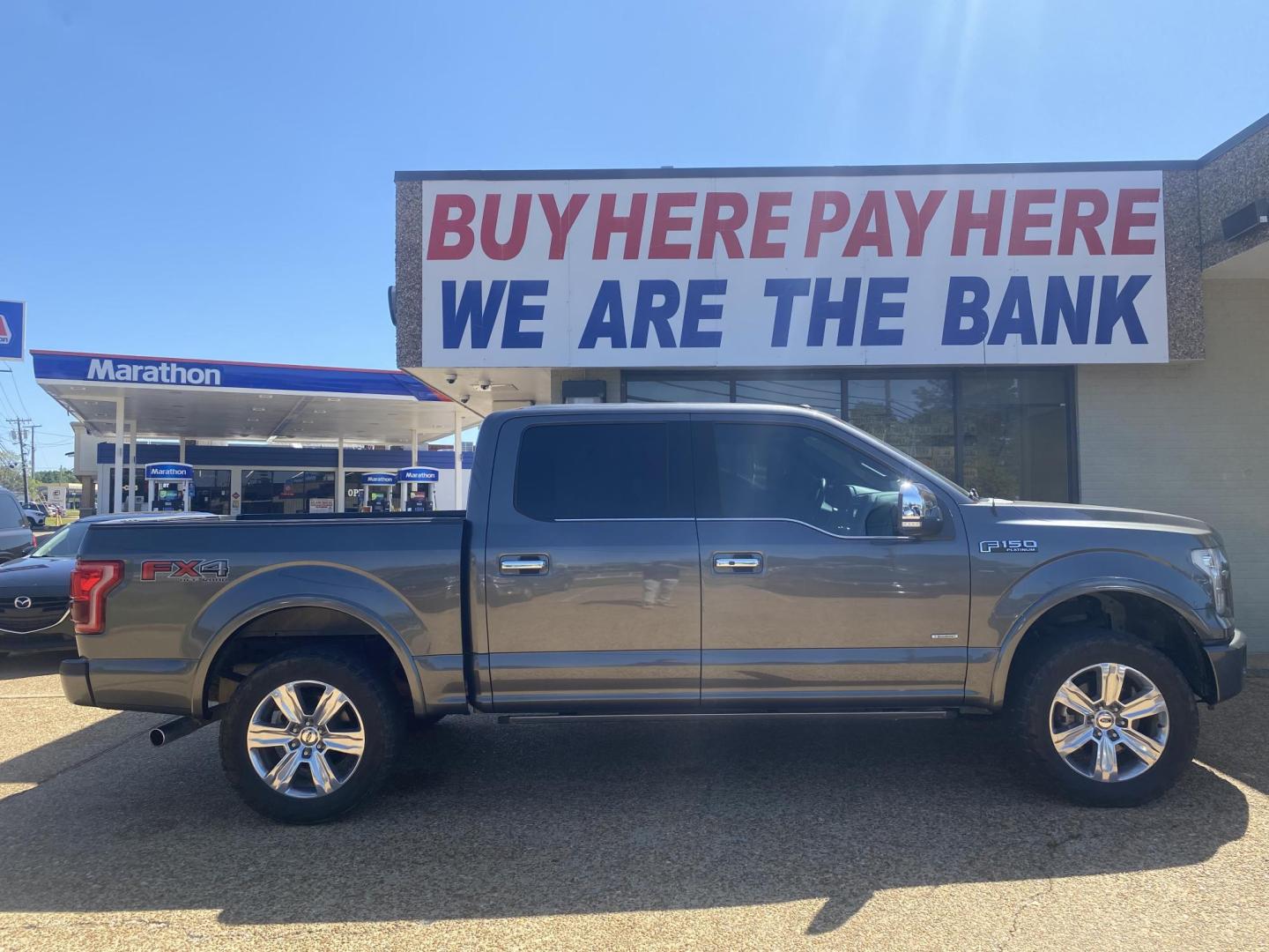 2017 BLACK FORD F-150 PLATINUM (1FTEW1EG7HF) , located at 922 W. Beacon St., Philadelphia, MS, 39350, (601) 650-3675, 32.770447, -89.127151 - Photo#6