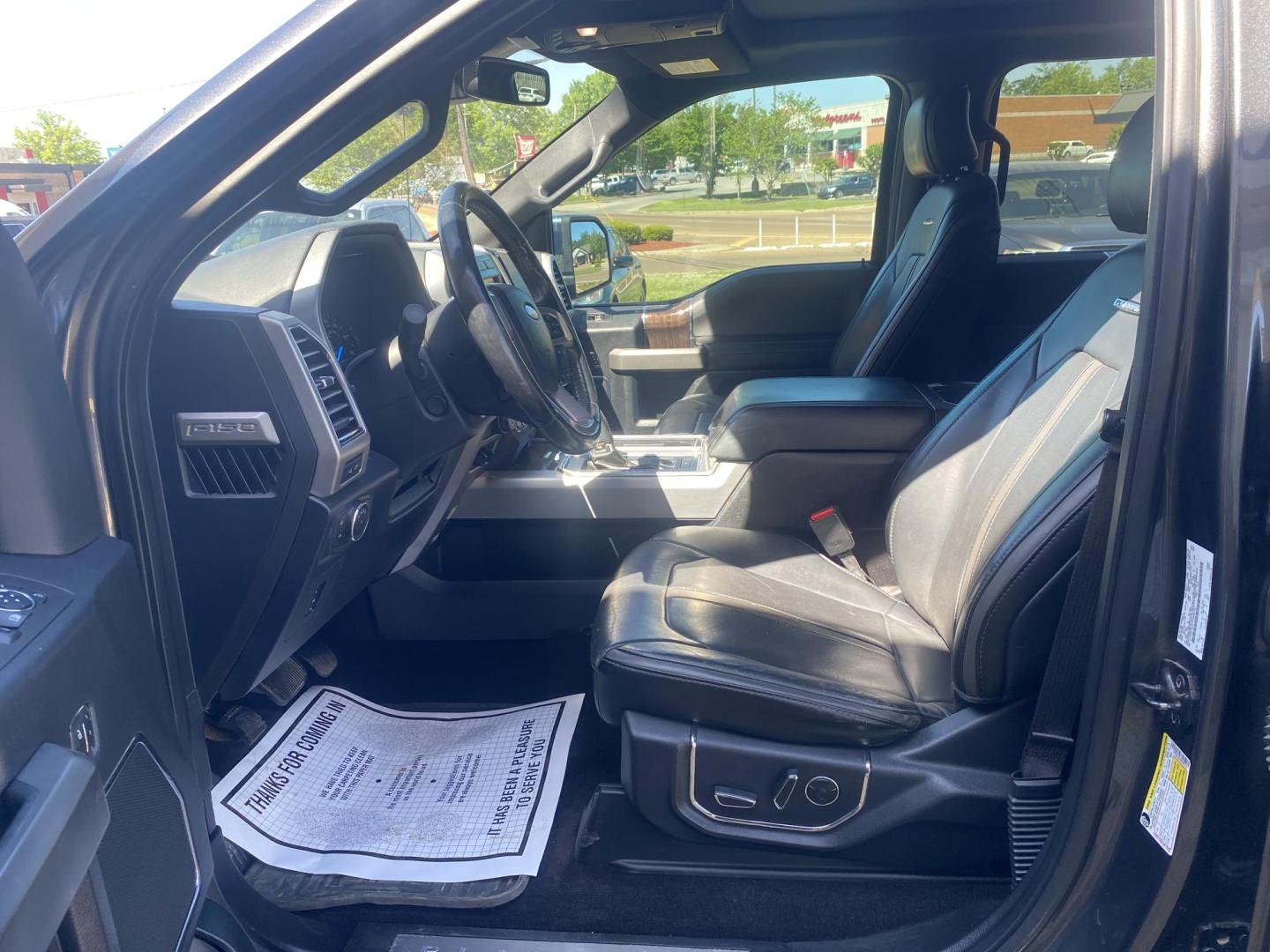 2017 BLACK FORD F-150 PLATINUM (1FTEW1EG7HF) , located at 922 W. Beacon St., Philadelphia, MS, 39350, (601) 650-3675, 32.770447, -89.127151 - Photo#9