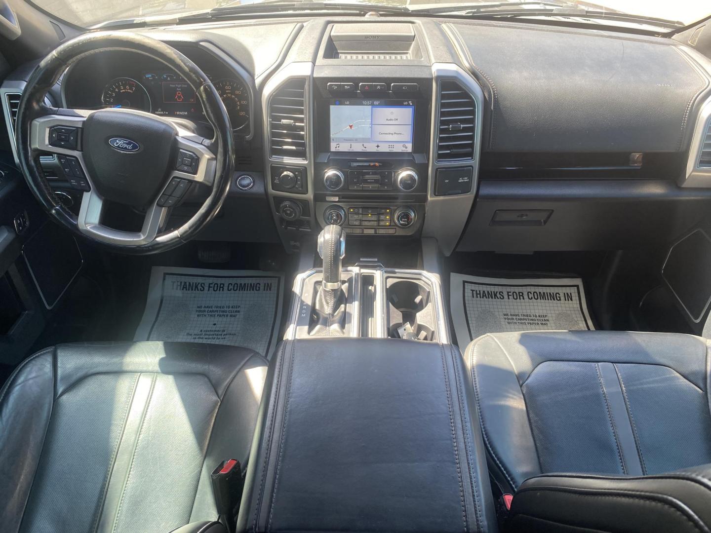2017 BLACK FORD F-150 PLATINUM (1FTEW1EG7HF) , located at 922 W. Beacon St., Philadelphia, MS, 39350, (601) 650-3675, 32.770447, -89.127151 - Photo#16