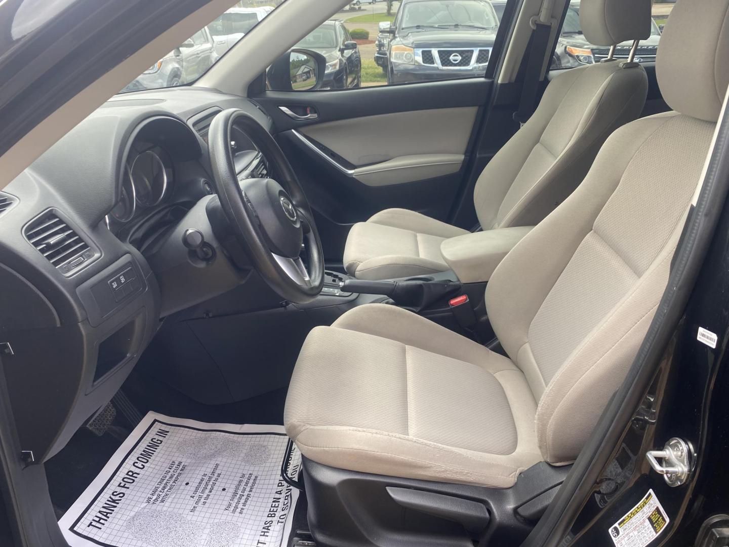 2014 BLACK MAZDA CX-5 SPORT (JM3KE2BE6E0) , located at 922 W. Beacon St., Philadelphia, MS, 39350, (601) 650-3675, 32.770447, -89.127151 - Photo#9