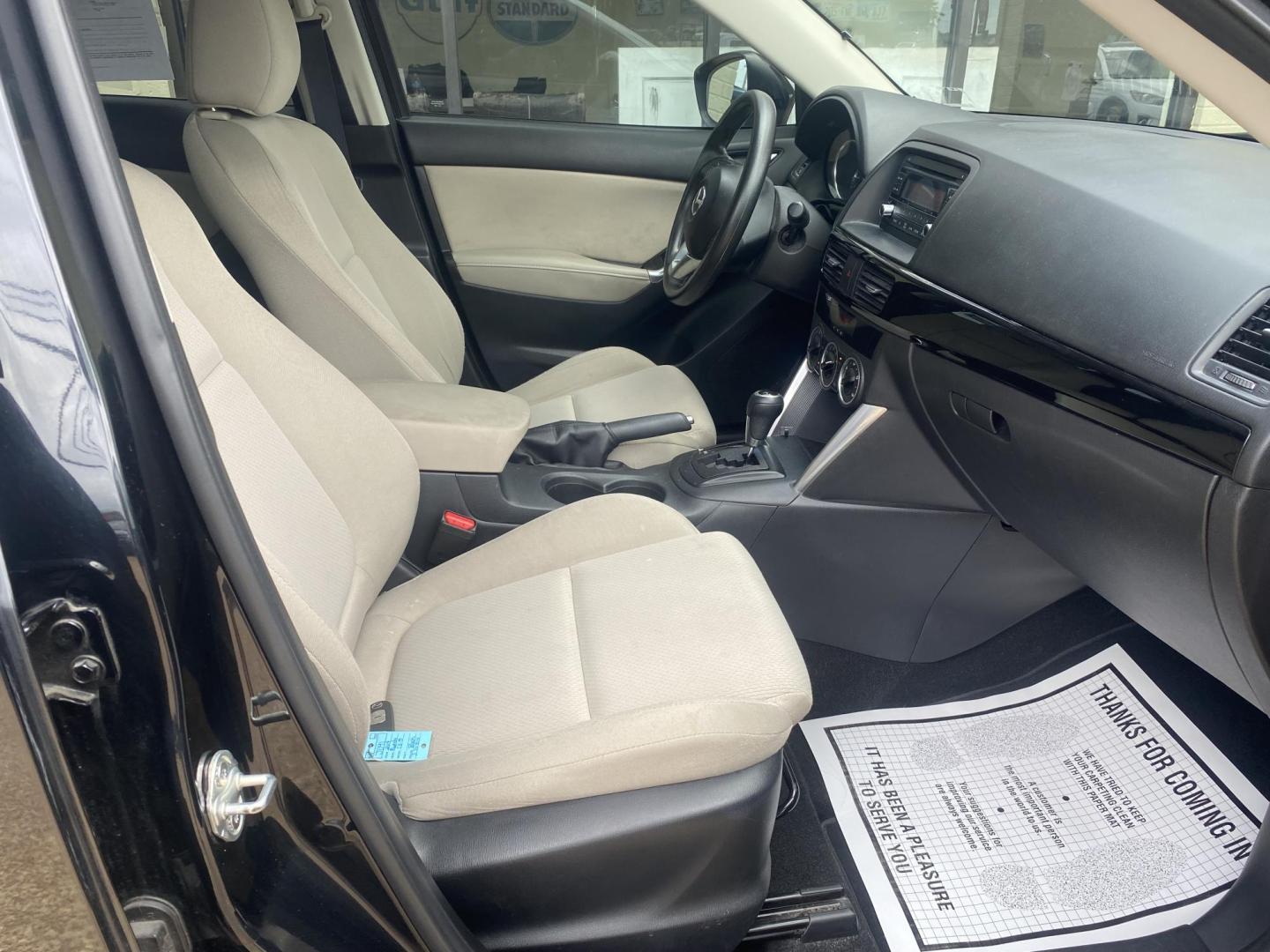 2014 BLACK MAZDA CX-5 SPORT (JM3KE2BE6E0) , located at 922 W. Beacon St., Philadelphia, MS, 39350, (601) 650-3675, 32.770447, -89.127151 - Photo#10