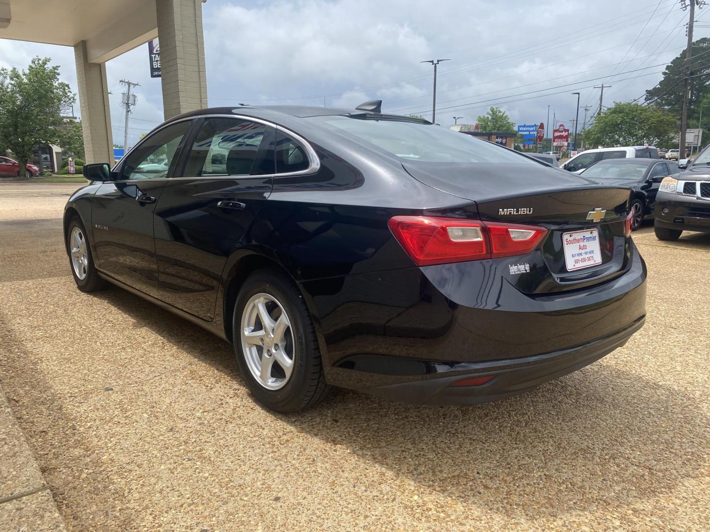 2018 BLACK CHEVROLET MALIBU LS (1LS) (1G1ZB5ST3JF) , located at 922 W. Beacon St., Philadelphia, MS, 39350, (601) 650-3675, 32.770447, -89.127151 - Photo#3