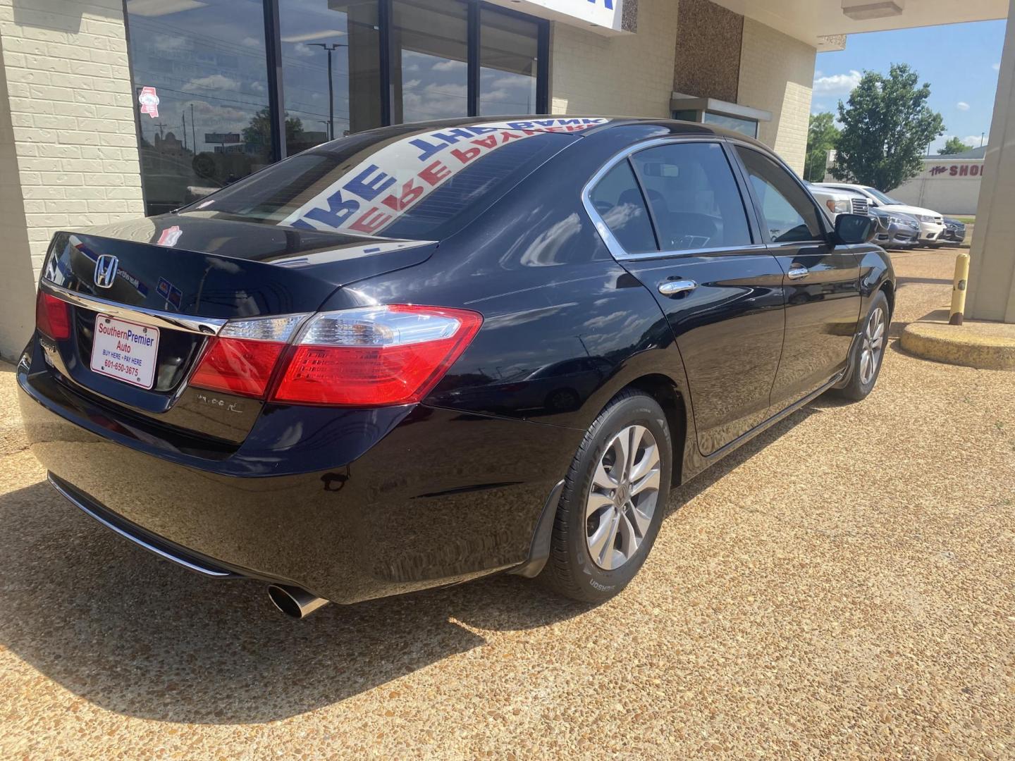 2015 BLACK HONDA ACCORD LX (1HGCR2F37FA) , located at 922 W. Beacon St., Philadelphia, MS, 39350, (601) 650-3675, 32.770447, -89.127151 - Photo#5