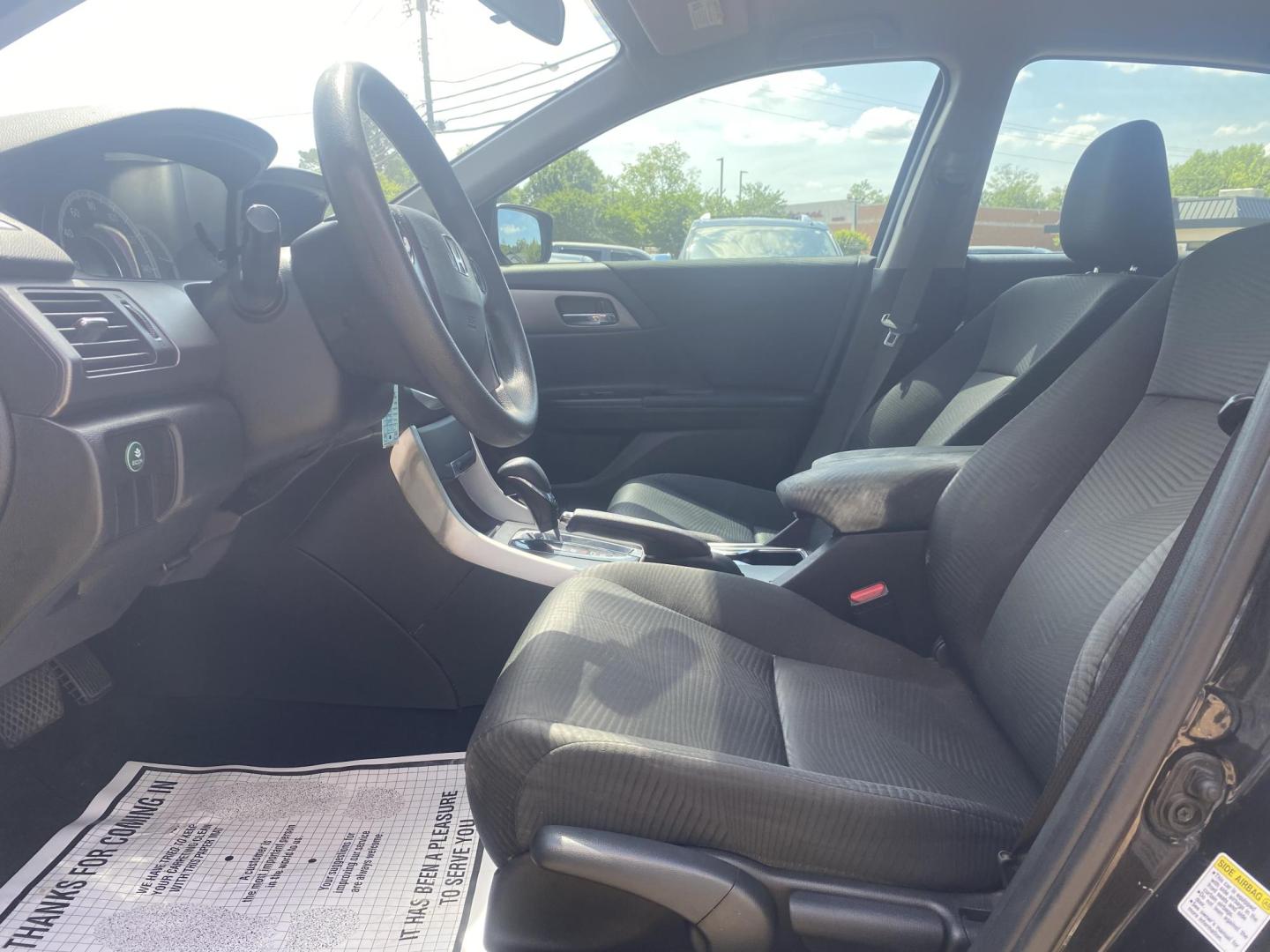 2015 BLACK HONDA ACCORD LX (1HGCR2F37FA) , located at 922 W. Beacon St., Philadelphia, MS, 39350, (601) 650-3675, 32.770447, -89.127151 - Photo#8