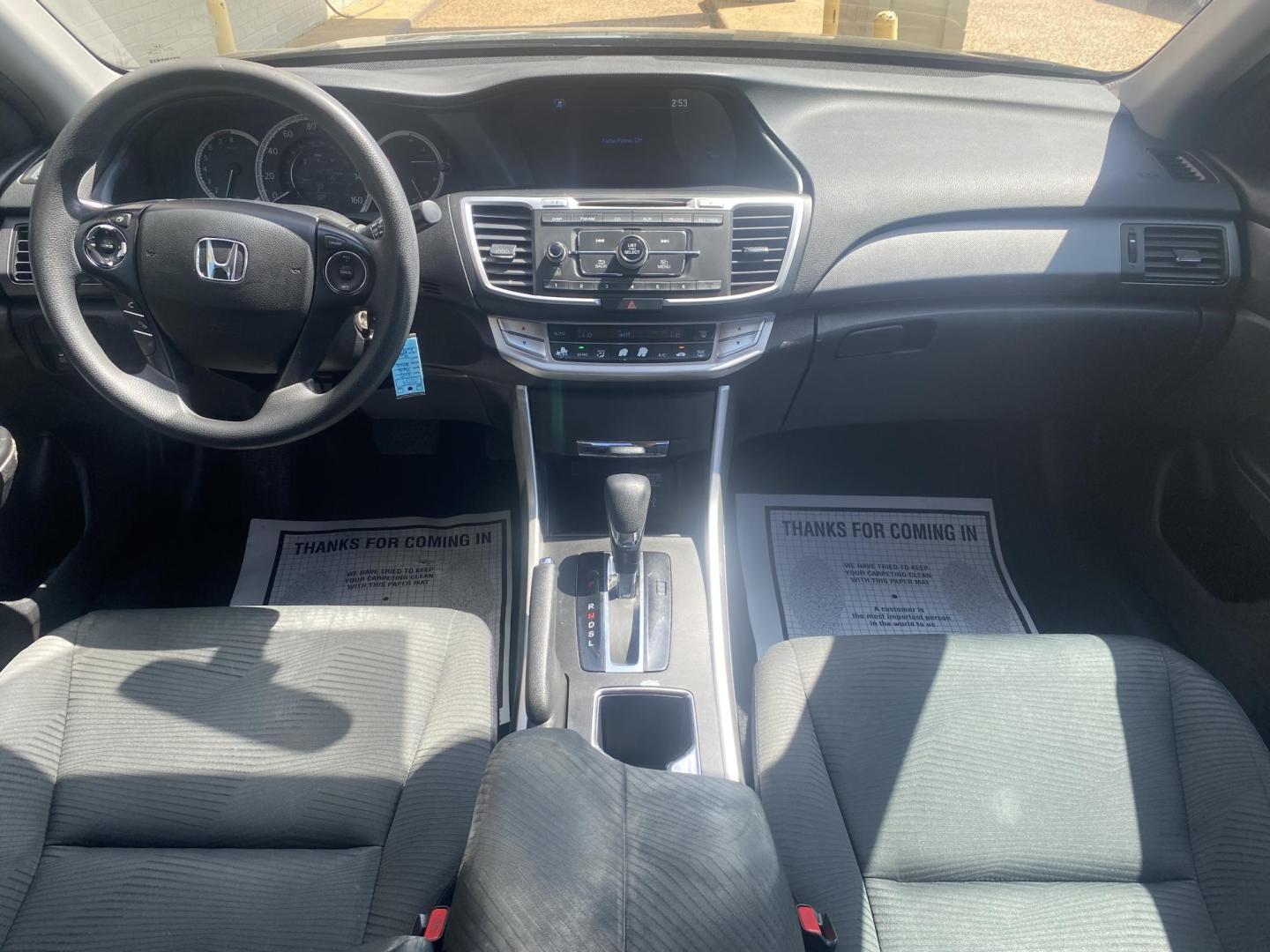 2015 BLACK HONDA ACCORD LX (1HGCR2F37FA) , located at 922 W. Beacon St., Philadelphia, MS, 39350, (601) 650-3675, 32.770447, -89.127151 - Photo#15