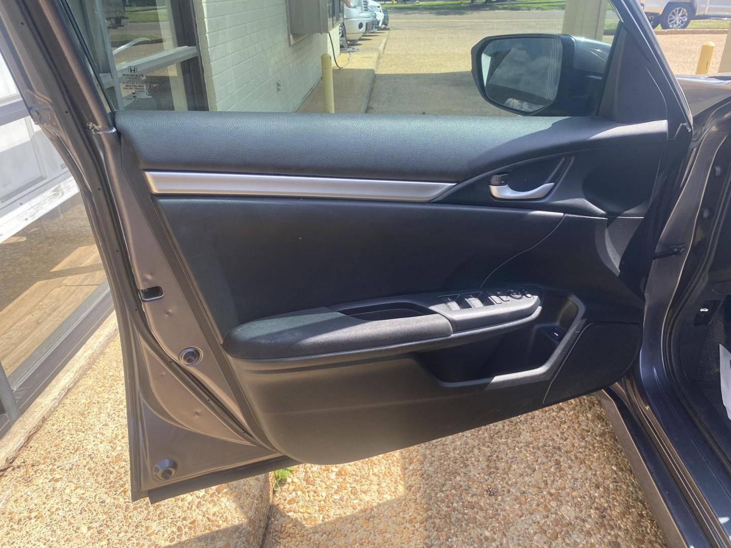 2016 GRAY HONDA CIVIC LX (2HGFC2F50GH) , located at 922 W. Beacon St., Philadelphia, MS, 39350, (601) 650-3675, 32.770447, -89.127151 - Photo#8