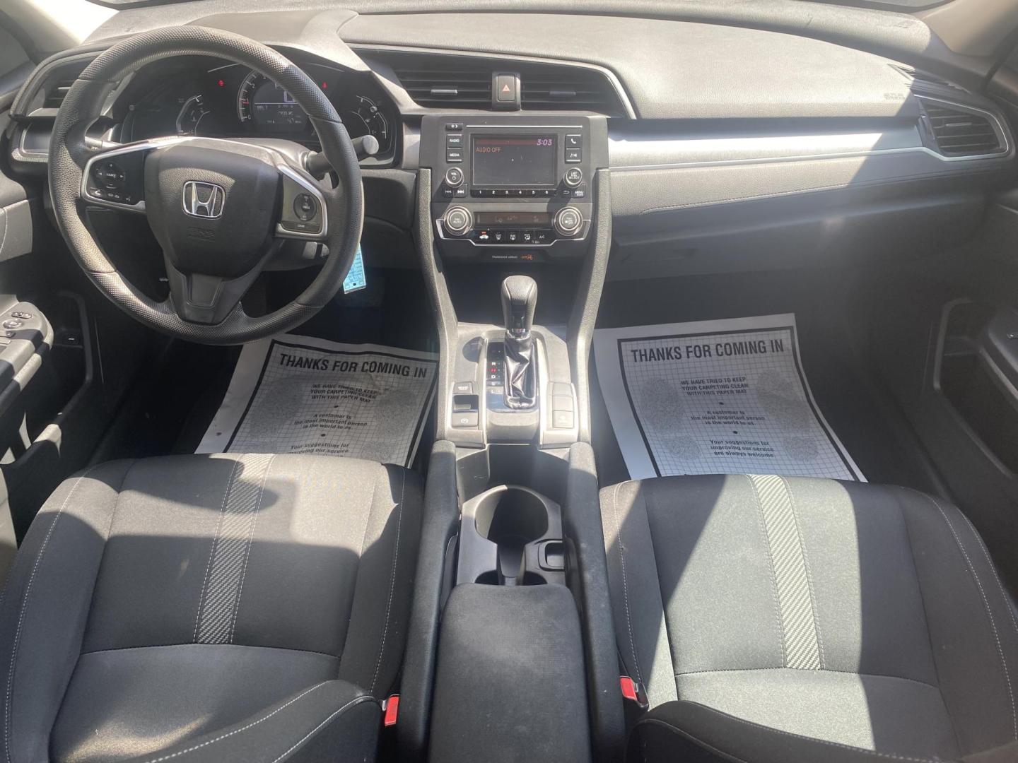 2016 GRAY HONDA CIVIC LX (2HGFC2F50GH) , located at 922 W. Beacon St., Philadelphia, MS, 39350, (601) 650-3675, 32.770447, -89.127151 - Photo#16