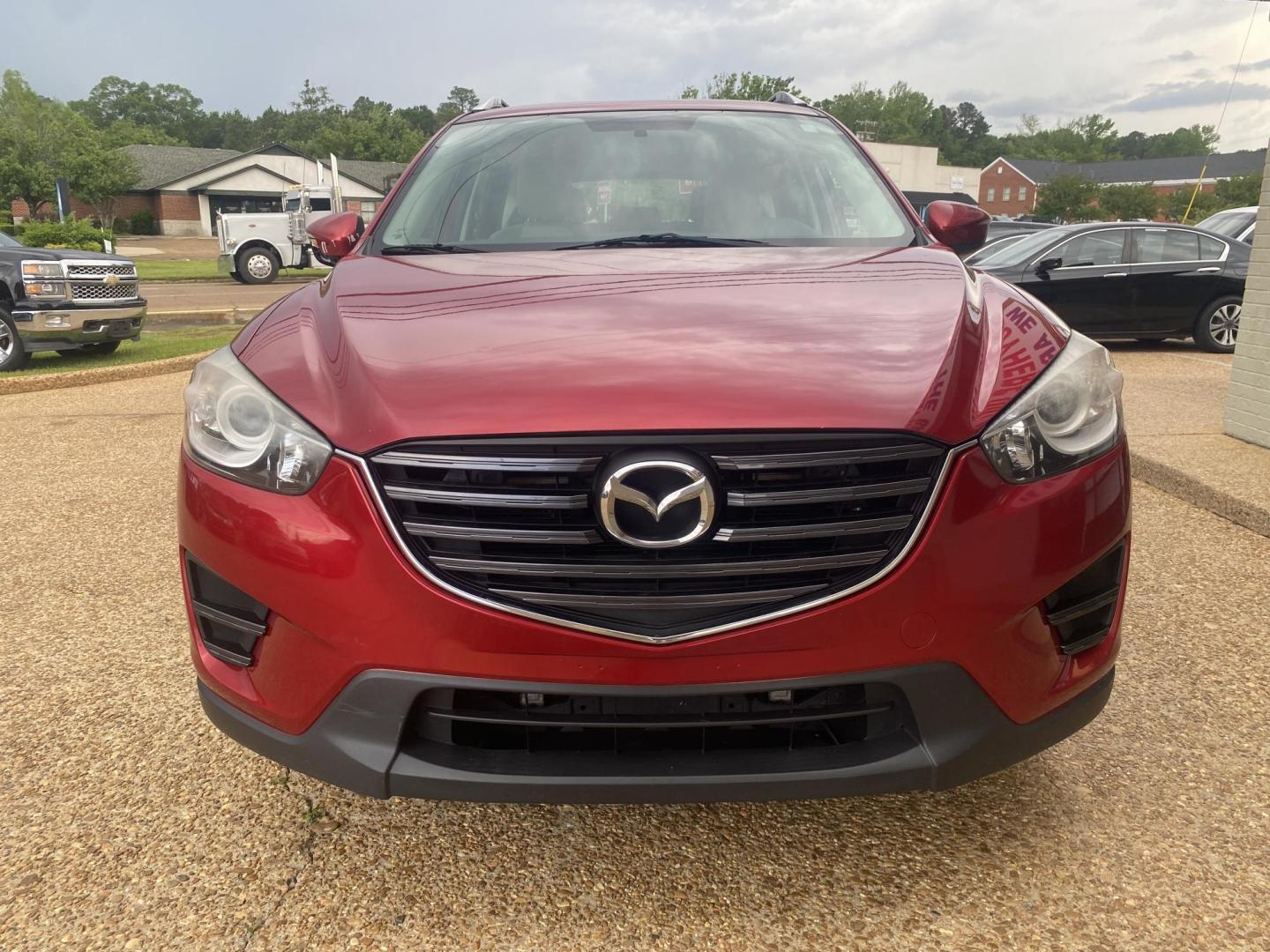 2016 RED MAZDA CX-5 SPORT (JM3KE4BY3G0) , located at 922 W. Beacon St., Philadelphia, MS, 39350, (601) 650-3675, 32.770447, -89.127151 - Photo#1