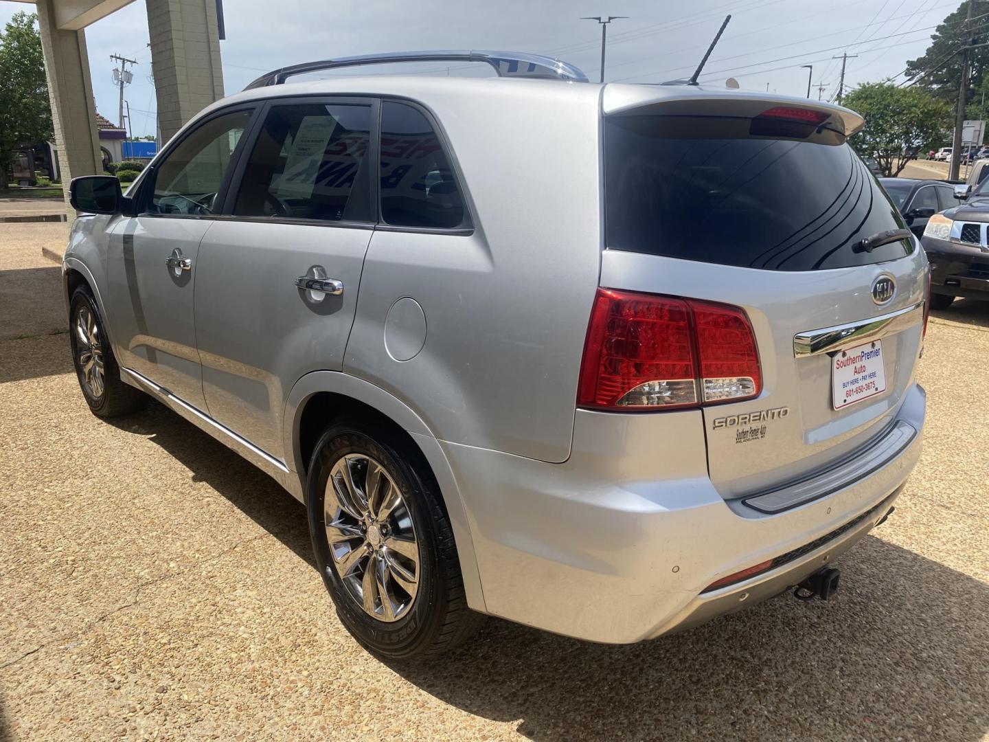 2013 SILVER KIA SORENTO SX (5XYKW4A23DG) , located at 922 W. Beacon St., Philadelphia, MS, 39350, (601) 650-3675, 32.770447, -89.127151 - Photo#3