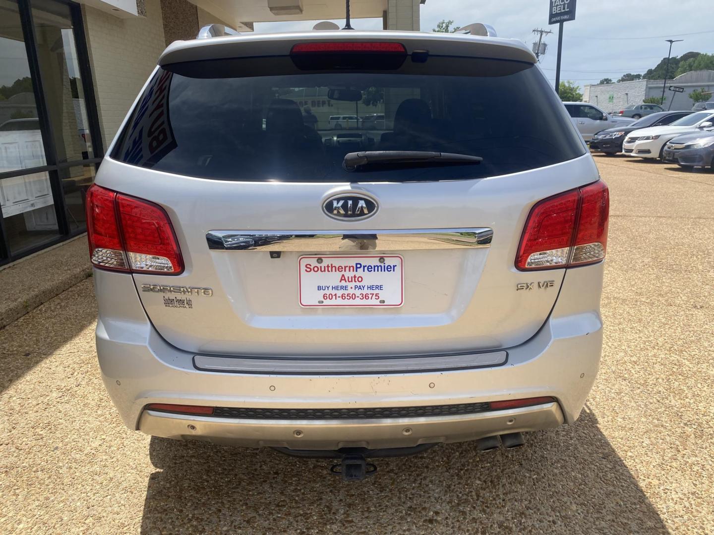 2013 SILVER KIA SORENTO SX (5XYKW4A23DG) , located at 922 W. Beacon St., Philadelphia, MS, 39350, (601) 650-3675, 32.770447, -89.127151 - Photo#4