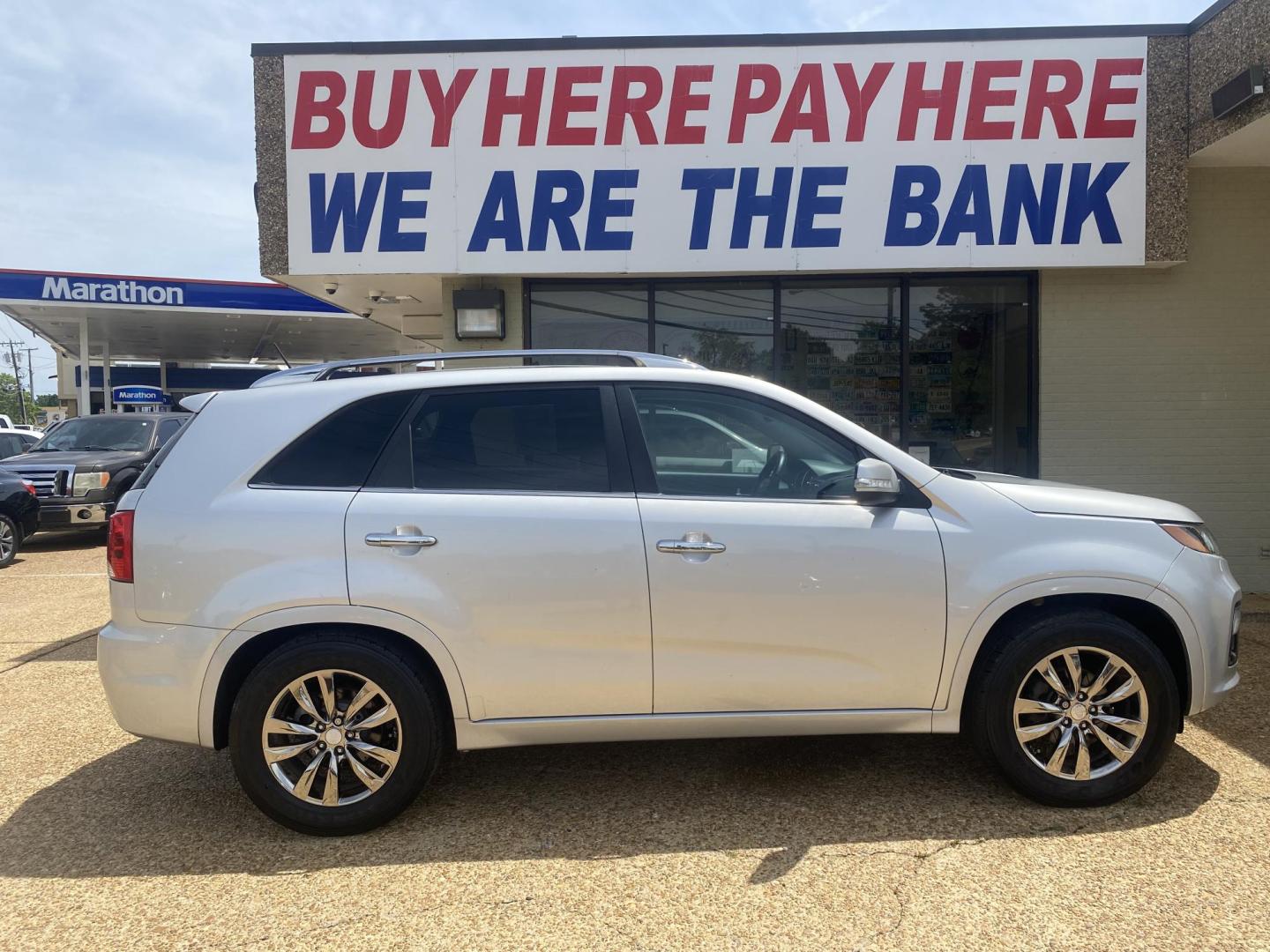 2013 SILVER KIA SORENTO SX (5XYKW4A23DG) , located at 922 W. Beacon St., Philadelphia, MS, 39350, (601) 650-3675, 32.770447, -89.127151 - Photo#6