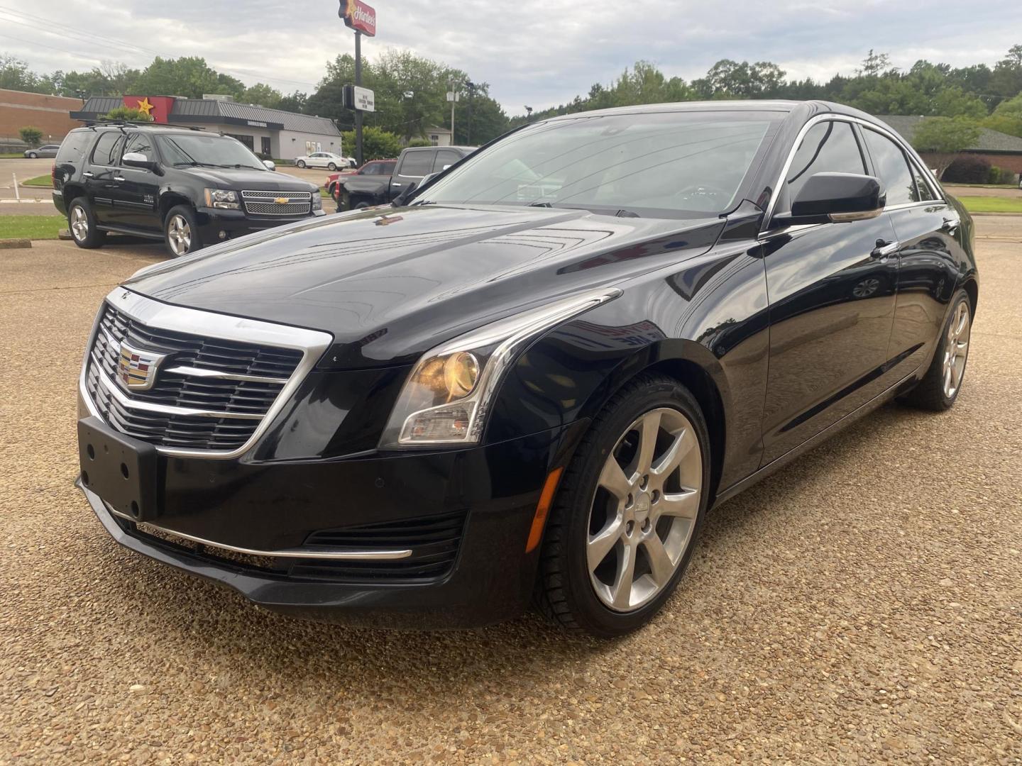 2016 BLACK CADILLAC ATS LUXURY (1G6AB5RX4G0) , located at 922 W. Beacon St., Philadelphia, MS, 39350, (601) 650-3675, 32.770447, -89.127151 - Photo#2