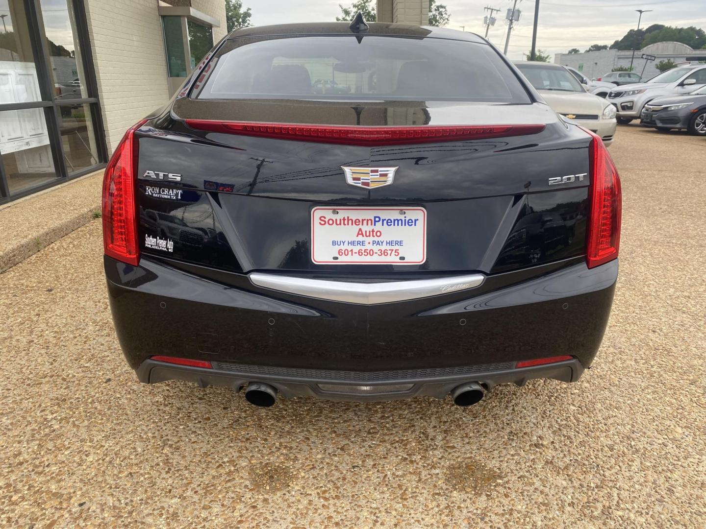 2016 BLACK CADILLAC ATS LUXURY (1G6AB5RX4G0) , located at 922 W. Beacon St., Philadelphia, MS, 39350, (601) 650-3675, 32.770447, -89.127151 - Photo#4