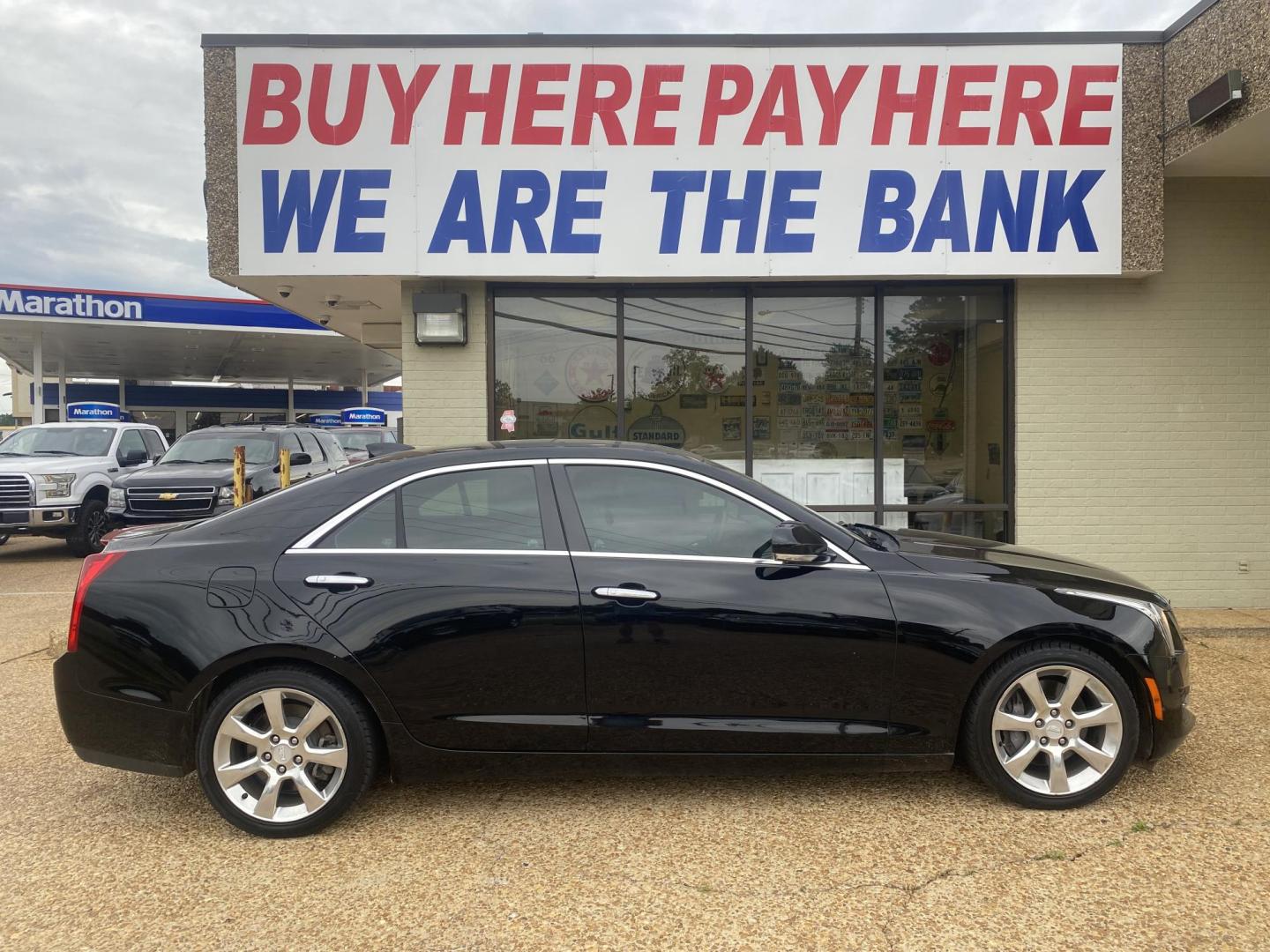 2016 BLACK CADILLAC ATS LUXURY (1G6AB5RX4G0) , located at 922 W. Beacon St., Philadelphia, MS, 39350, (601) 650-3675, 32.770447, -89.127151 - Photo#6